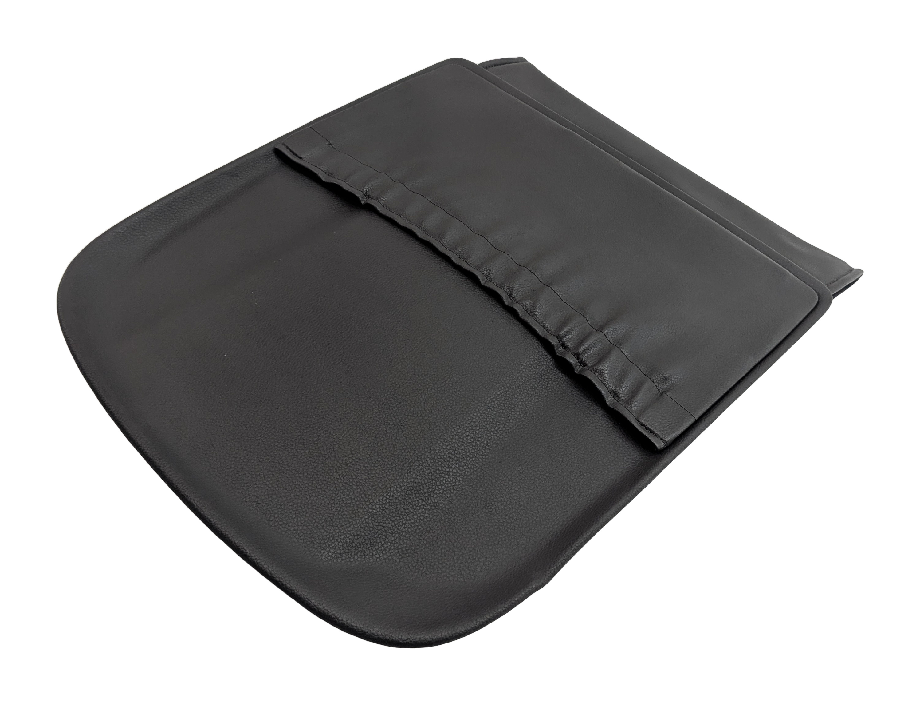 2015 PORSCHE MACAN (95B) FRONT SEAT BACK SEATBACK PANEL TRIM COVER (Grey) — exact item pictured