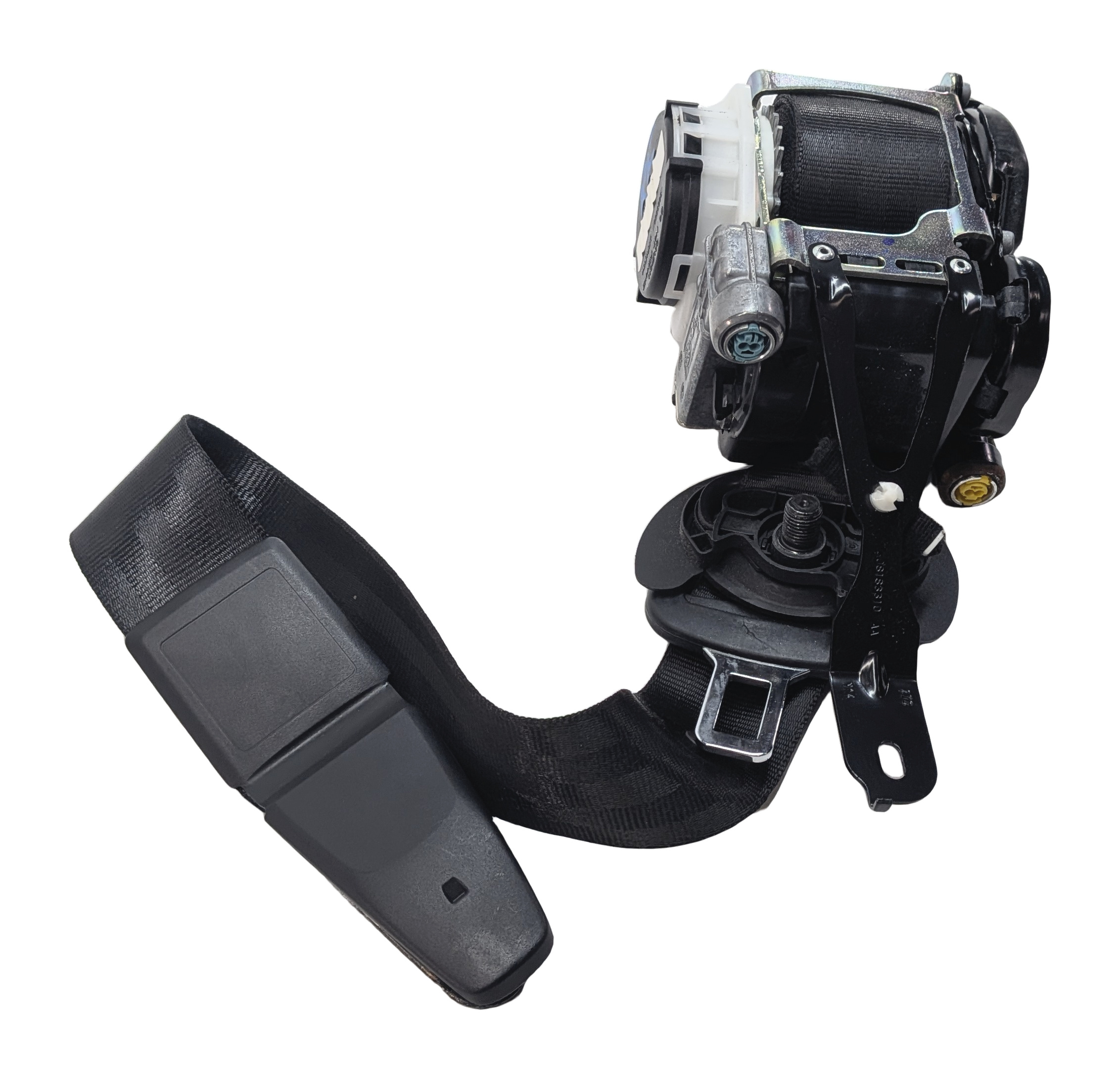 15-19 PORSCHE MACAN (95B) FRONT RIGHT PASSENGER SEAT SEATBELT RETRACTOR (Grey) — exact item pictured