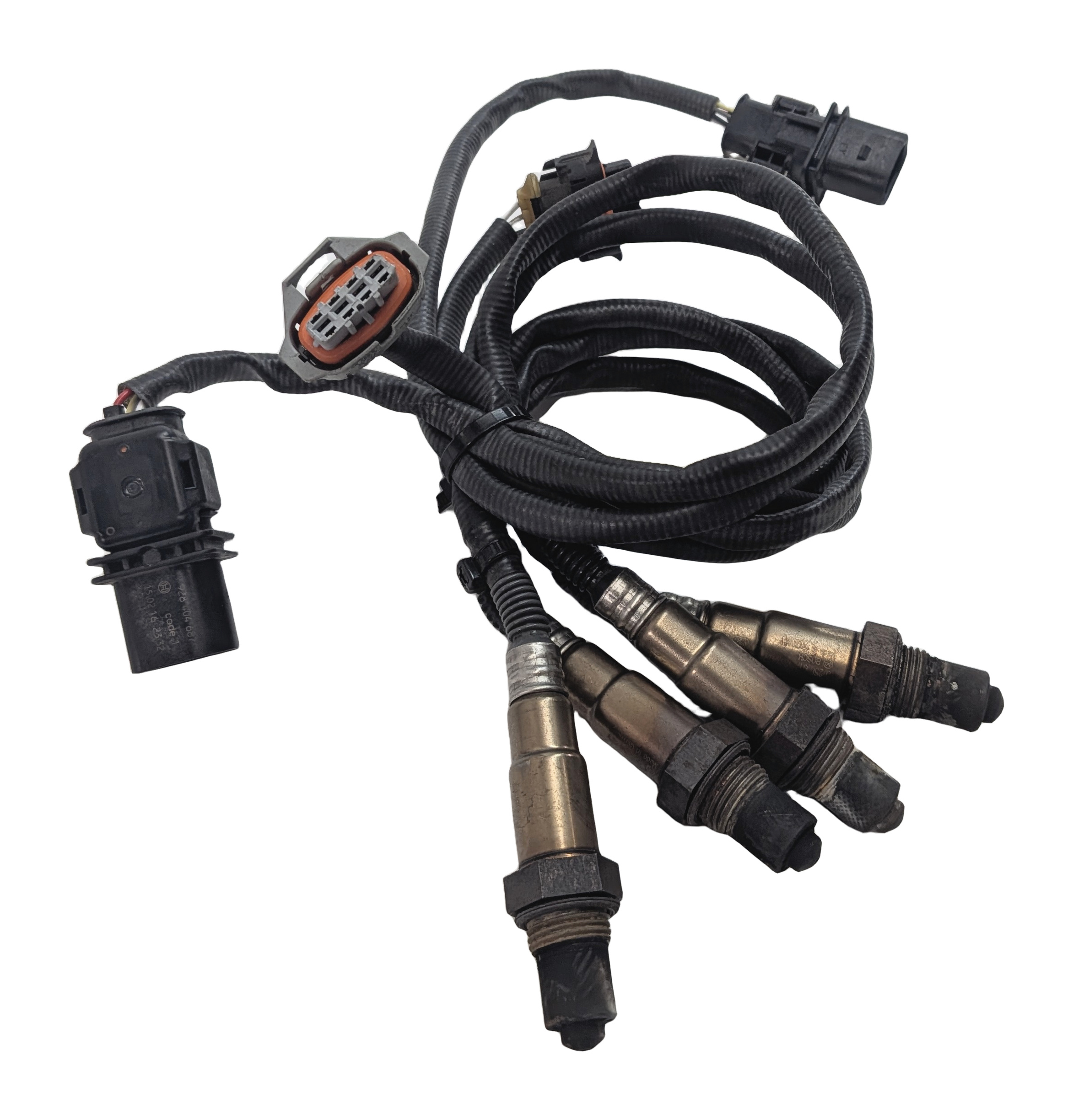 2015 PORSCHE MACAN (95B) 3.6L TURBO (MCT.LA) ENGINE OXYGEN O2 PROBE SENSOR SET/4 — exact item pictured