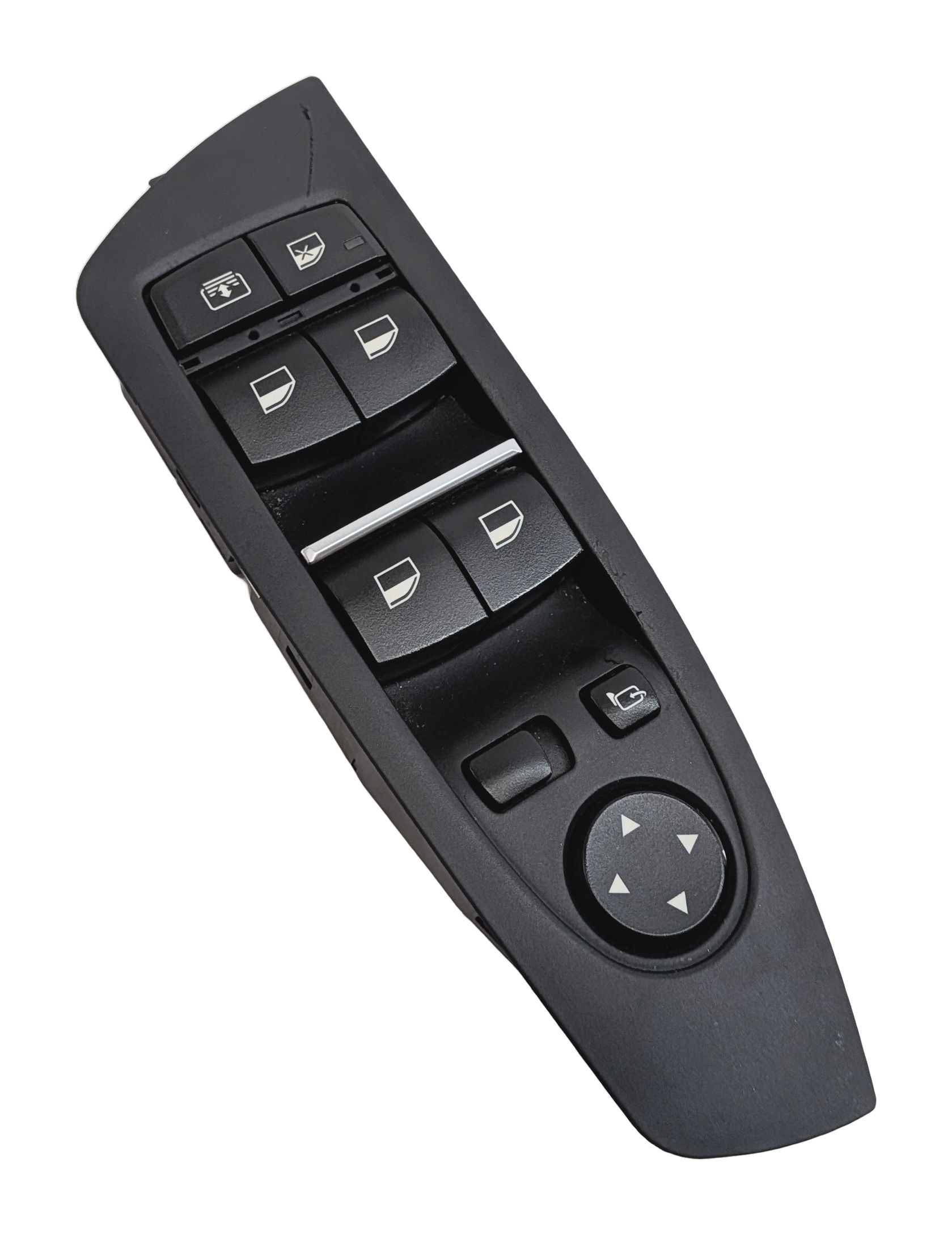 09-15 BMW 740i 750i 760i B7 (F01) DRIVER WINDOW SWITCH w/ SHADE & P-FOLD (BLACK) — exact item pictured