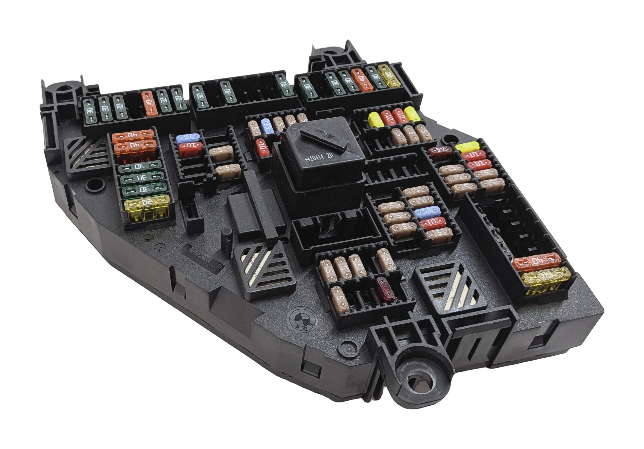 11 BMW 5 7 SERIES F10 F04 AUTO START STOP REAR POWER DISTRIBUTION FUSE RELAY BOX — exact item pictured