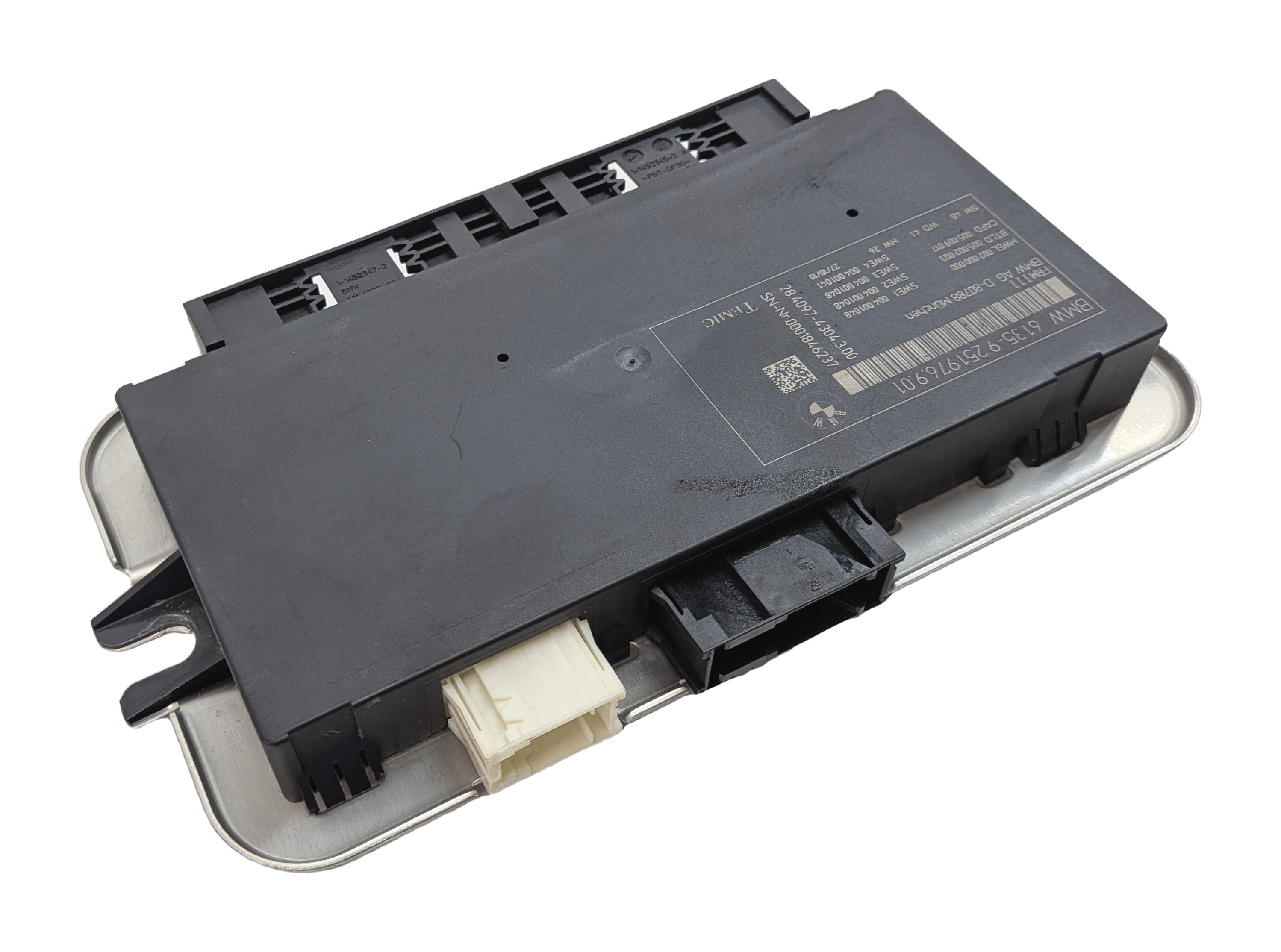 10-17 BMW 5 6 7 M5 X3 X4 (F06 F10 F12 F25 F26) FRM III BODY LIGHT CONTROL MODULE — exact item pictured