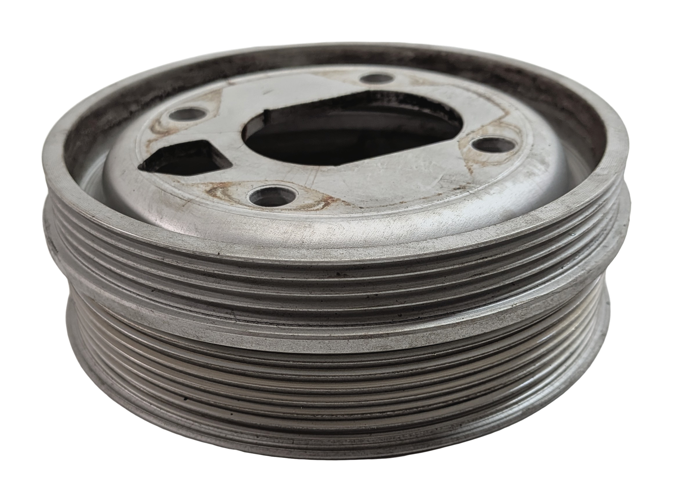 2011 BMW 750LI (F01) 4.4L N63 HYBRID ENGINE MOTOR WATER COOLANT PUMP PULLEY — exact item pictured