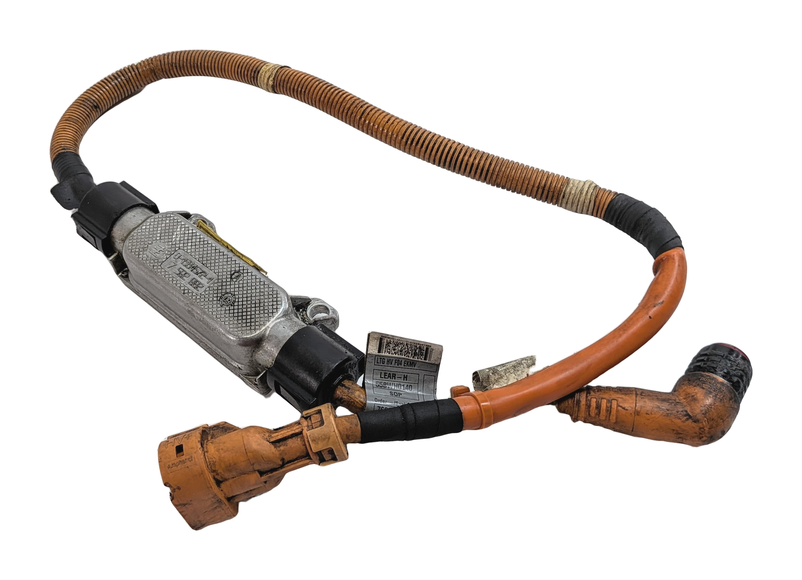 2011 BMW 750LI (F01) 4.4L N63 HYBRID ENGINE HIGH VOLTAGE HV BATTERY WIRE CABLE — exact item pictured