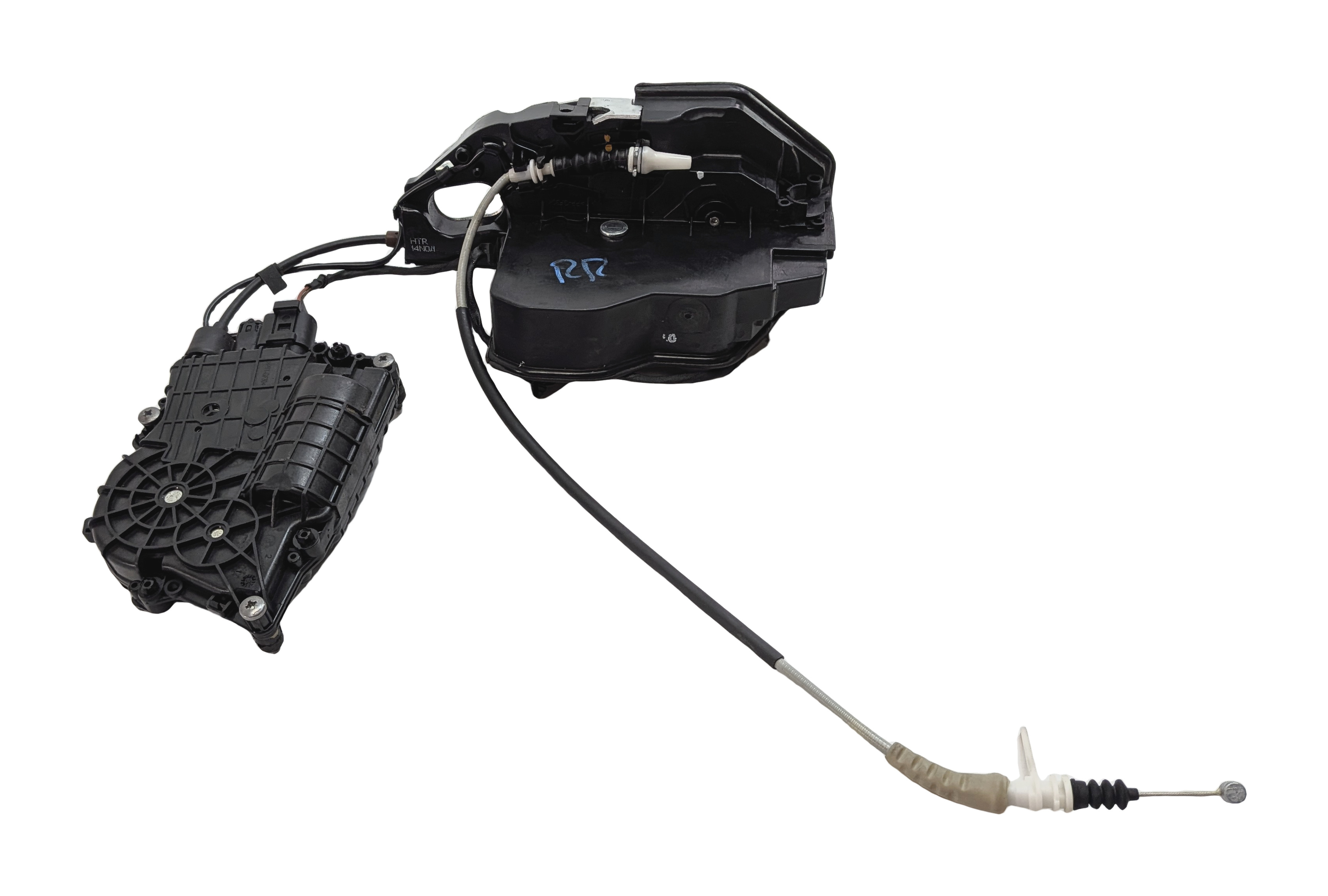 2011 BMW 750LI (F01) REAR RIGHT DOOR LOCK LATCH ACTUATOR w/ SOFT CLOSE MODULE — exact item pictured