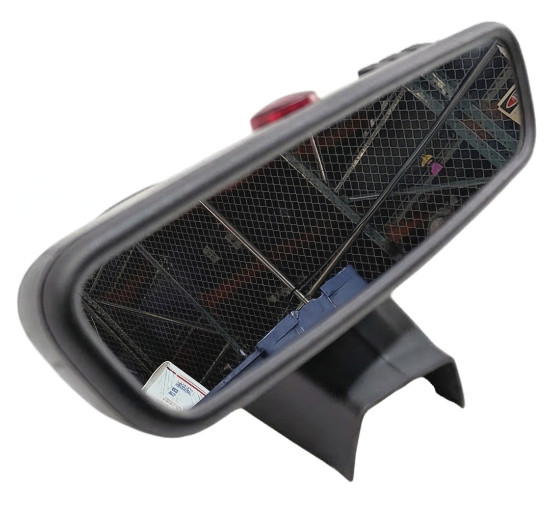 10-12 BMW 640i 650i 740i 760i M5 M6 X3 AUTODIM HOMELINK REAR VIEW MIRROR (Black) — exact item pictured