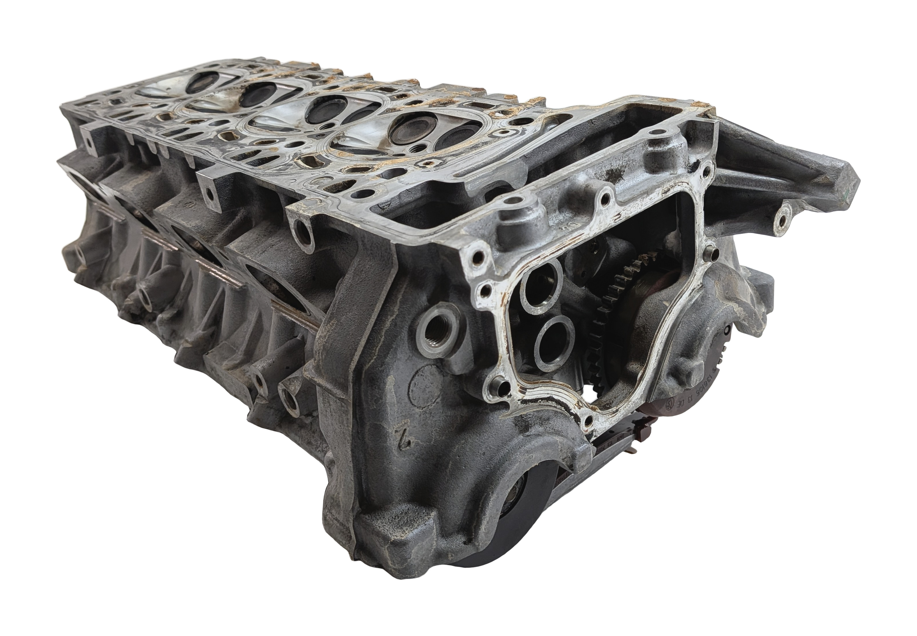 08-14 BMW 550i 750i X5 X6 (F01 E70 F10 E71) 4.4L N63 ENGINE LEFT CYLINDER HEAD — exact item pictured
