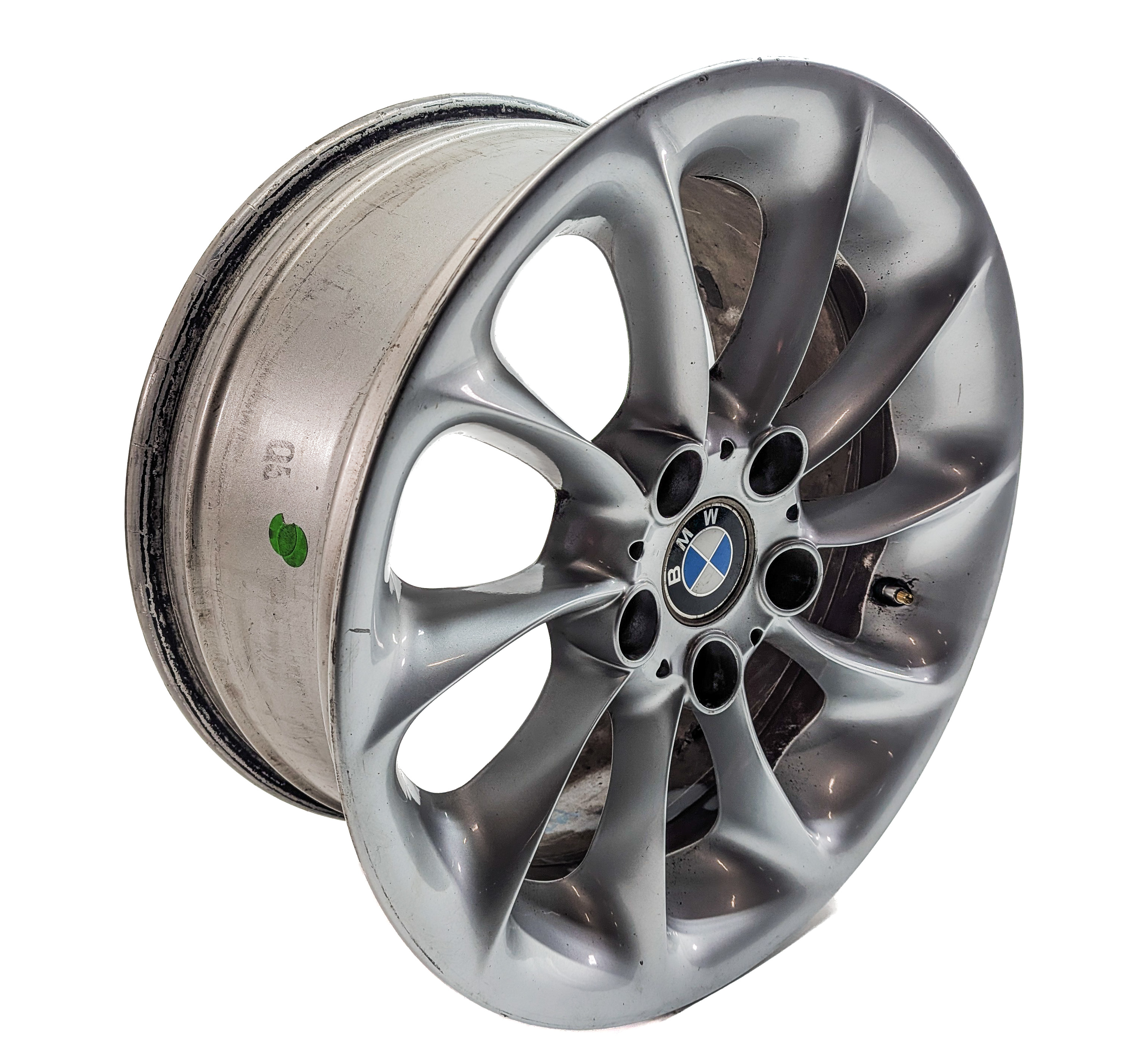 2003-2008 BMW Z4 (E85) 17x8 ALUMINUM ALLOY 10-SPOKE TURBINE WHEEL RIM  — exact item pictured