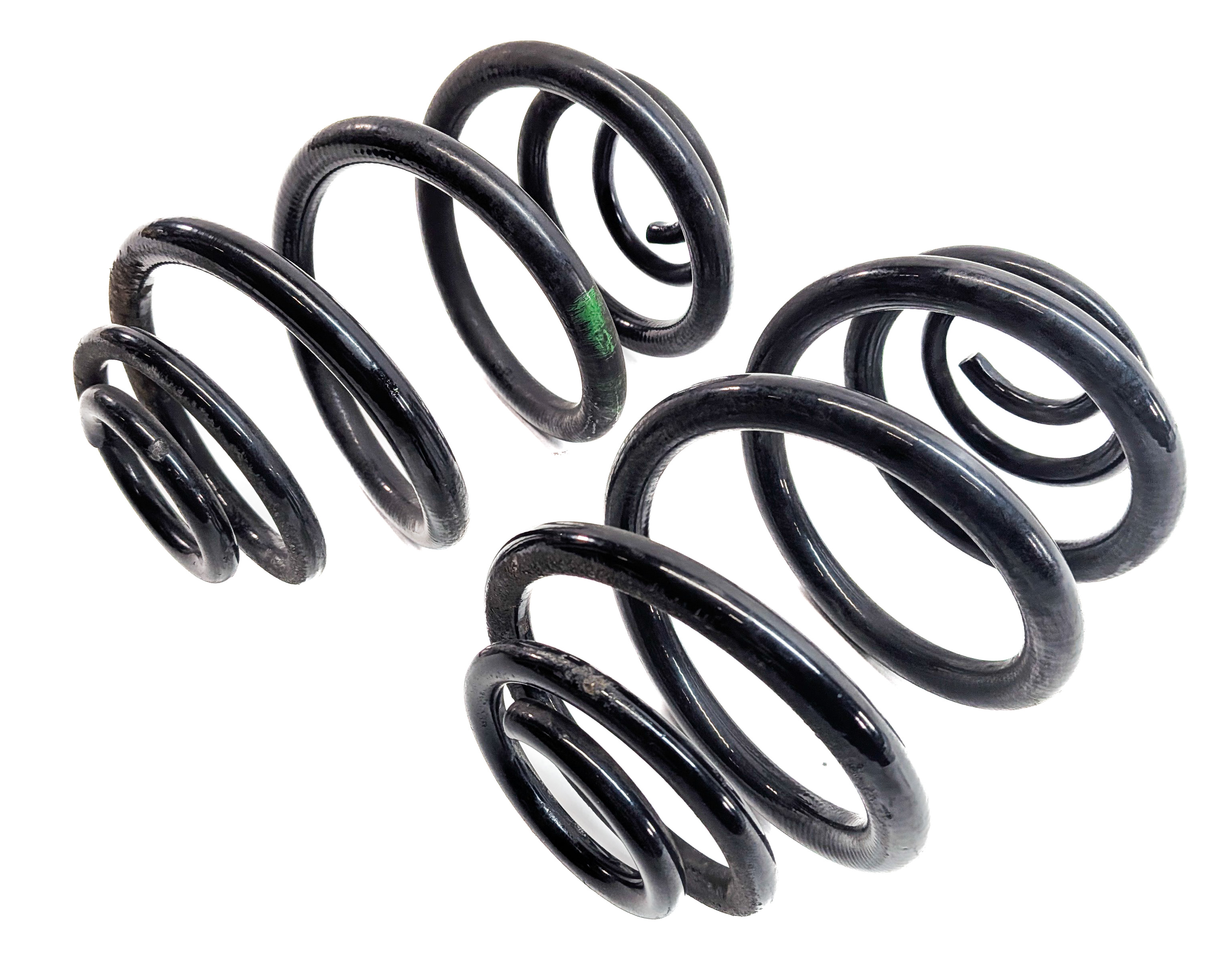 2003-2008 BMW Z4 (E85) LEFT & RIGHT REAR STANDARD SUSPENSION COIL SPRING SET 2 — exact item pictured