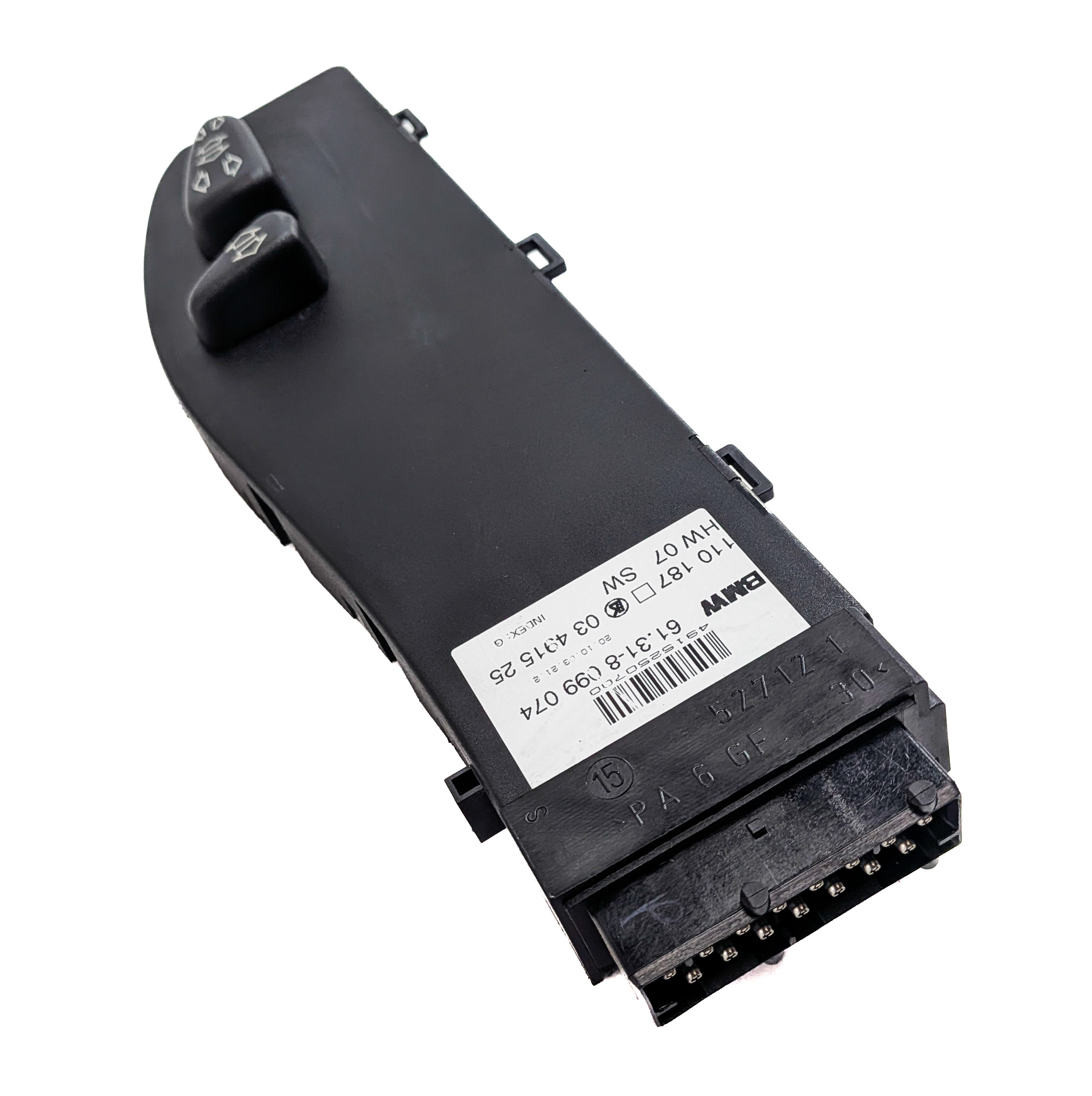 2004 BMW Z4 (E85) FRONT PASSENGER SEAT POSITION ADJUST SWITCH BUTTON PANEL — exact item pictured