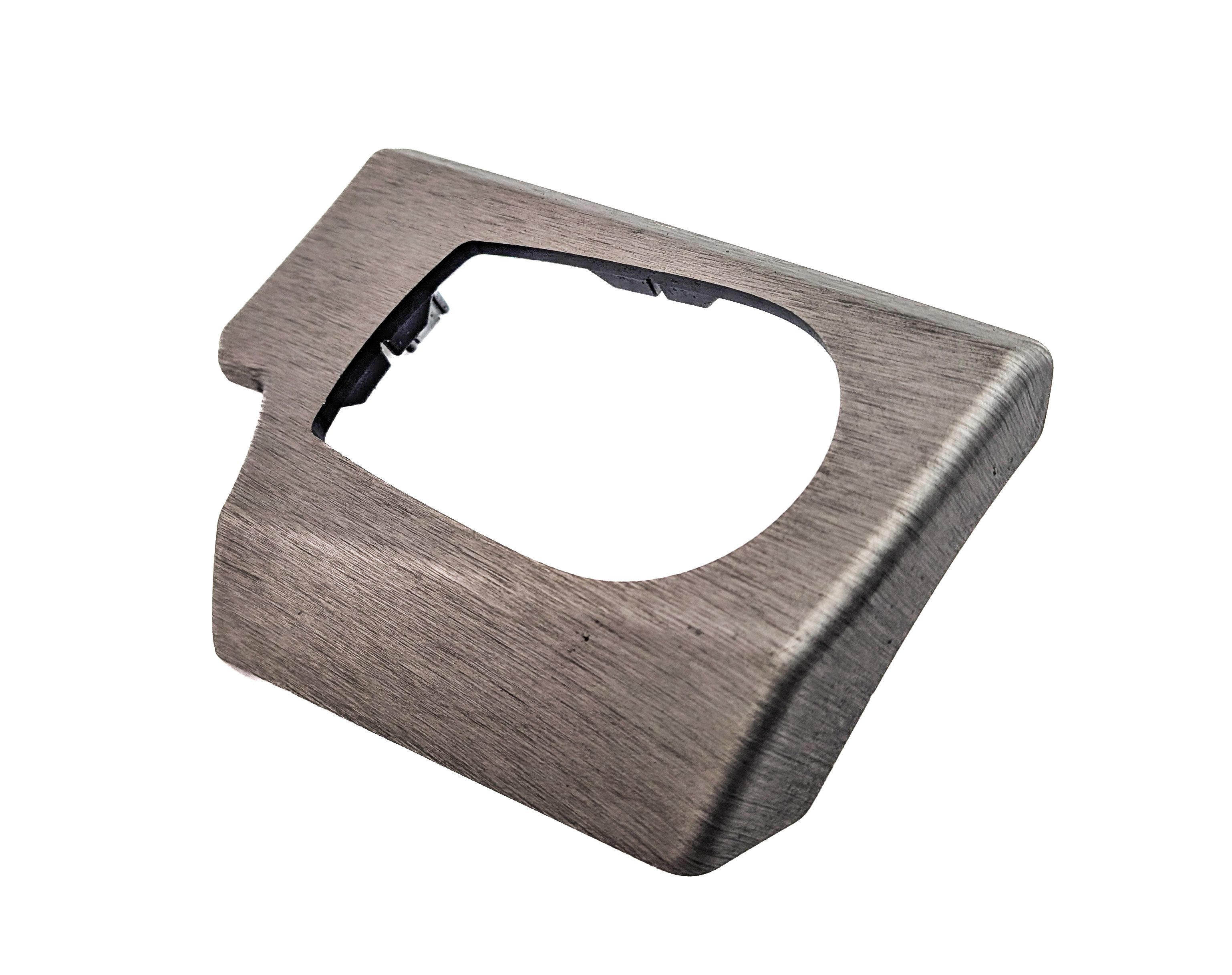 2004 BMW Z4 (E85) FRONT LEFT DRIVER DASH HEADLIGHT SWITCH TRIM BEZEL (Aluminum) — exact item pictured