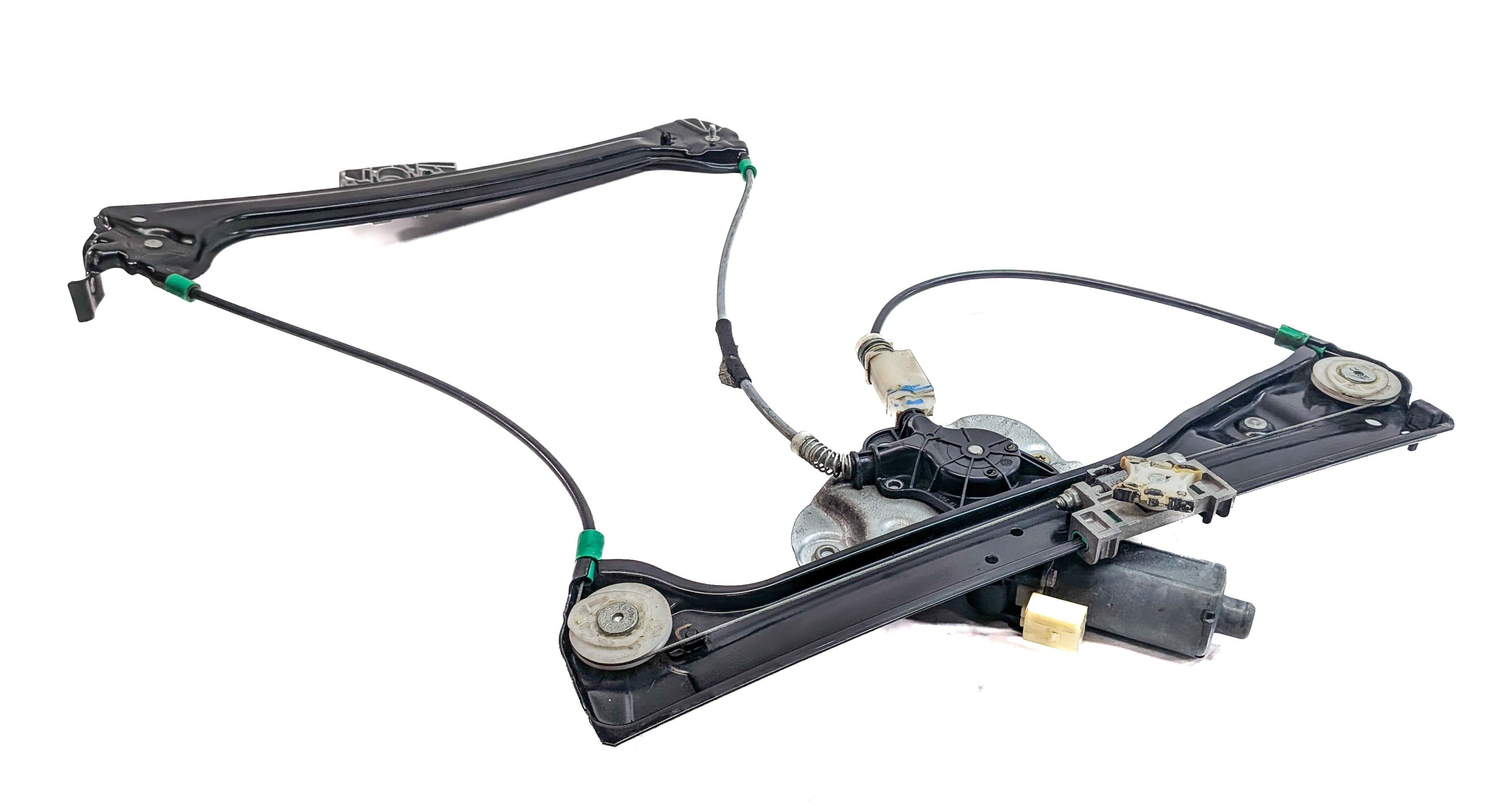 2003-2006 BMW Z4 (E85) LEFT FRONT DRIVER DOOR POWER WINDOW REGULATOR w/ MOTOR — exact item pictured