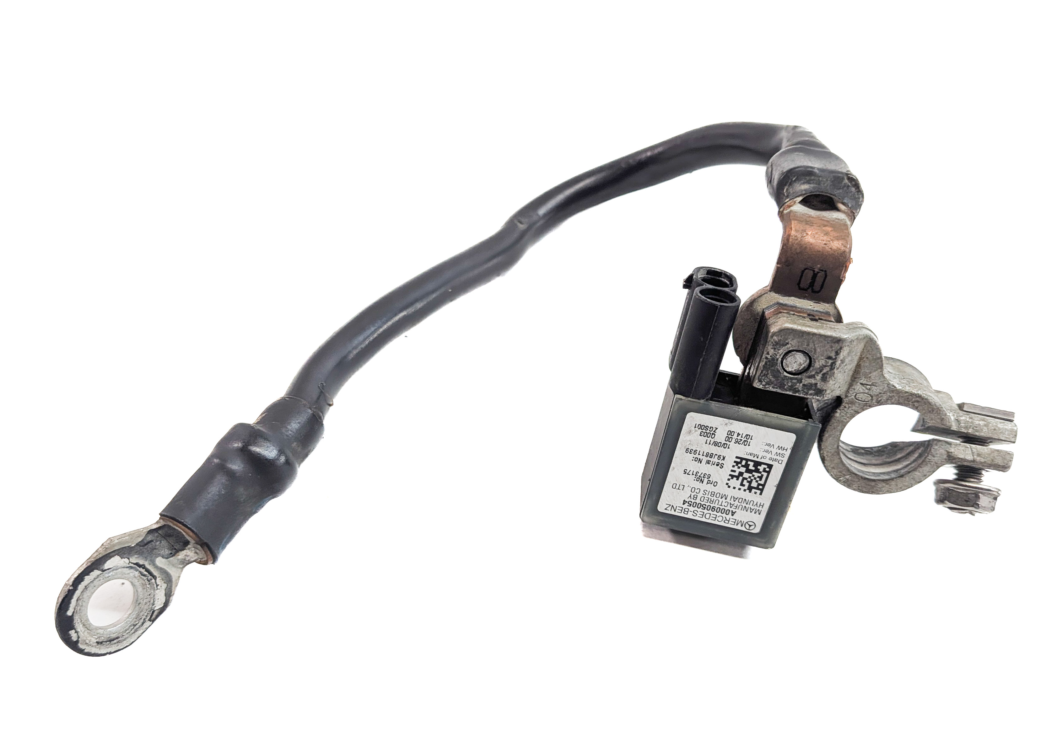 2012 MERCEDES C250 (W204) NEGATIVE GROUND BATTERY CABLE w/ TERMINAL — exact item pictured