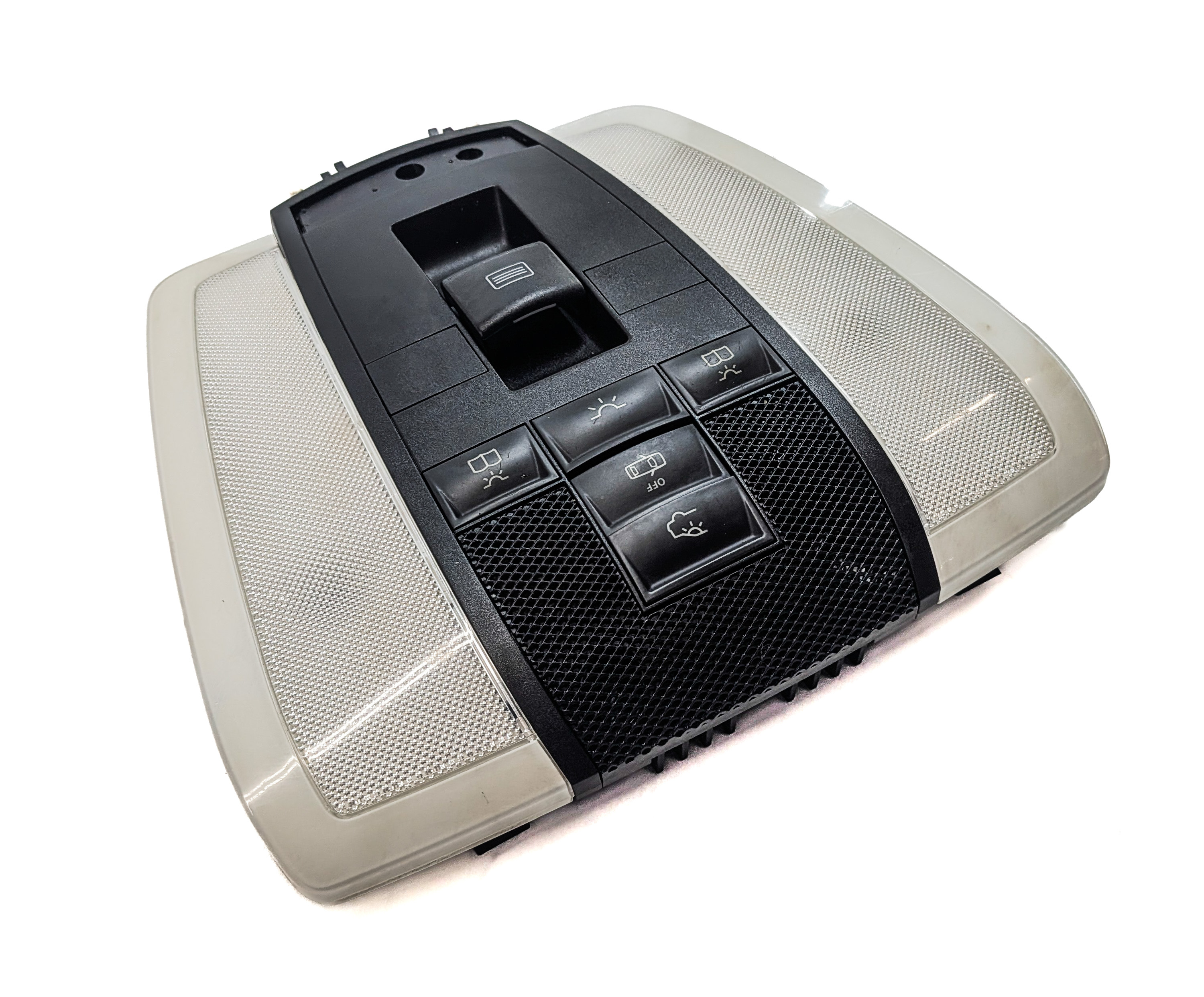 2012 MERCEDES C250 (W204) FRONT ROOF DOME COURTESY LIGHT w/SWITCHES (Black) — exact item pictured