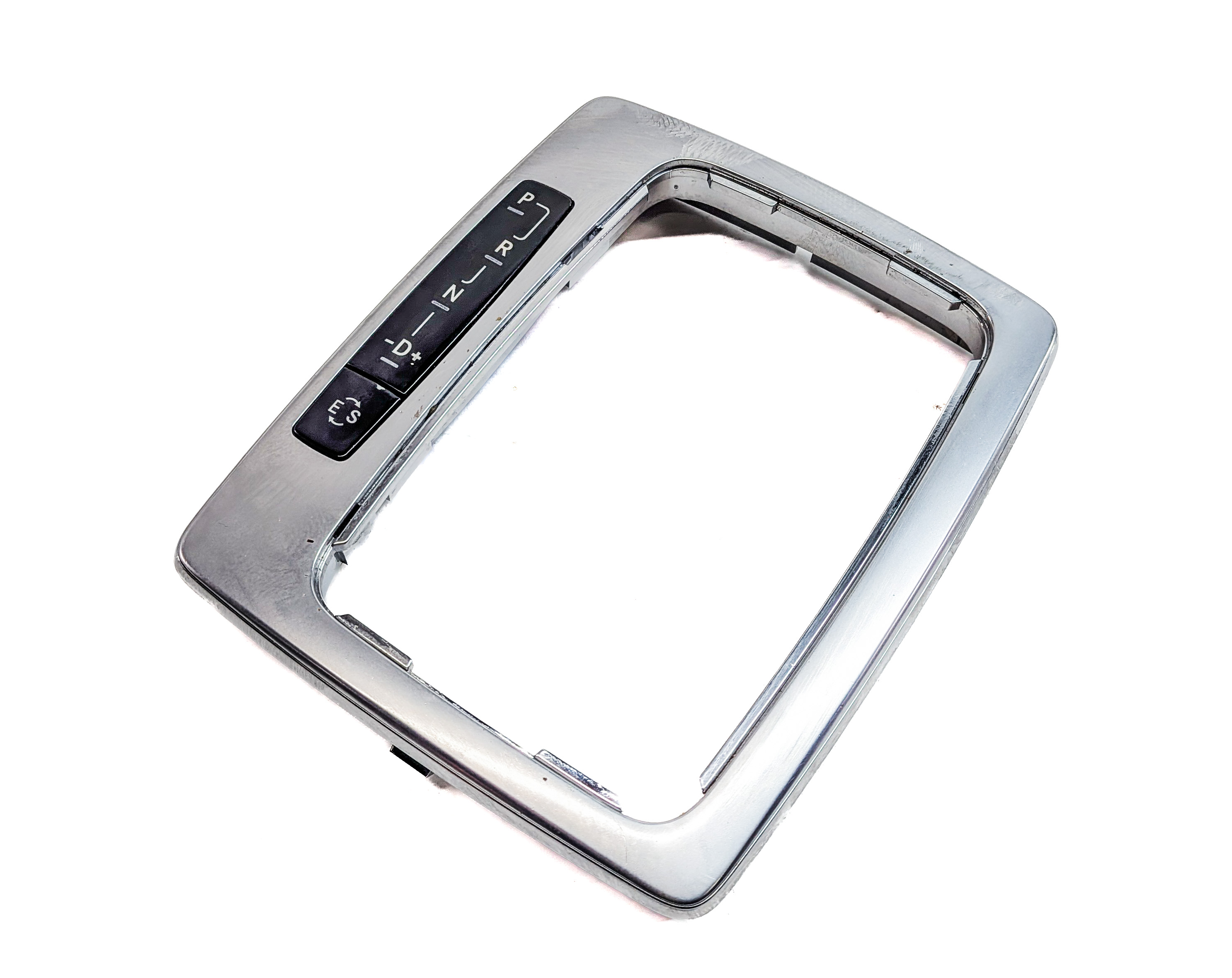 2012 MERCEDES C250 (W204) CENTER CONSOLE AUTOMATIC SHIFT TRIM BEZEL (ALUMINUM) — exact item pictured