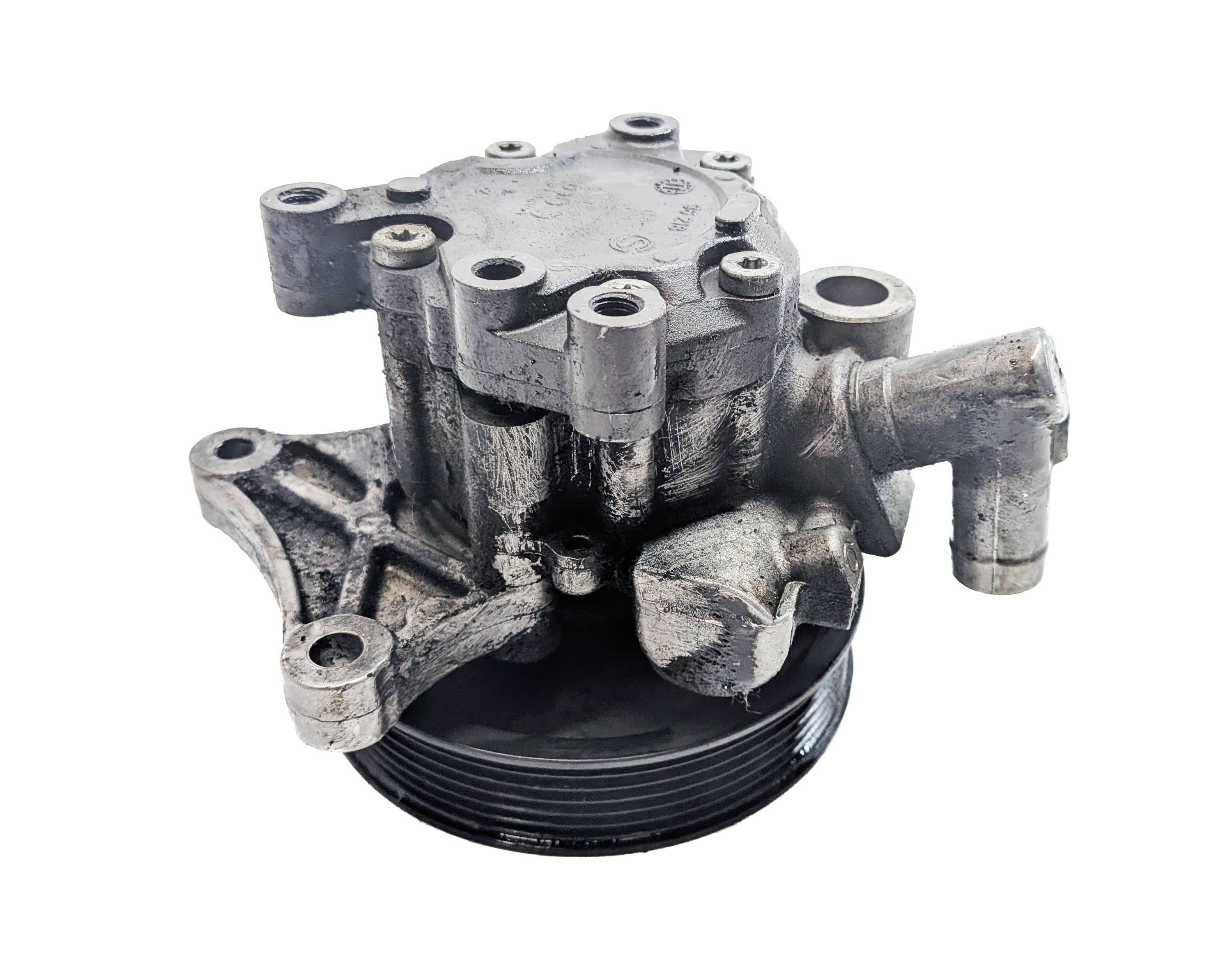 2012-2015 MERCEDES C250 (W204) 1.8L M271 TURBO ENGINE POWER STEERING PUMP — exact item pictured