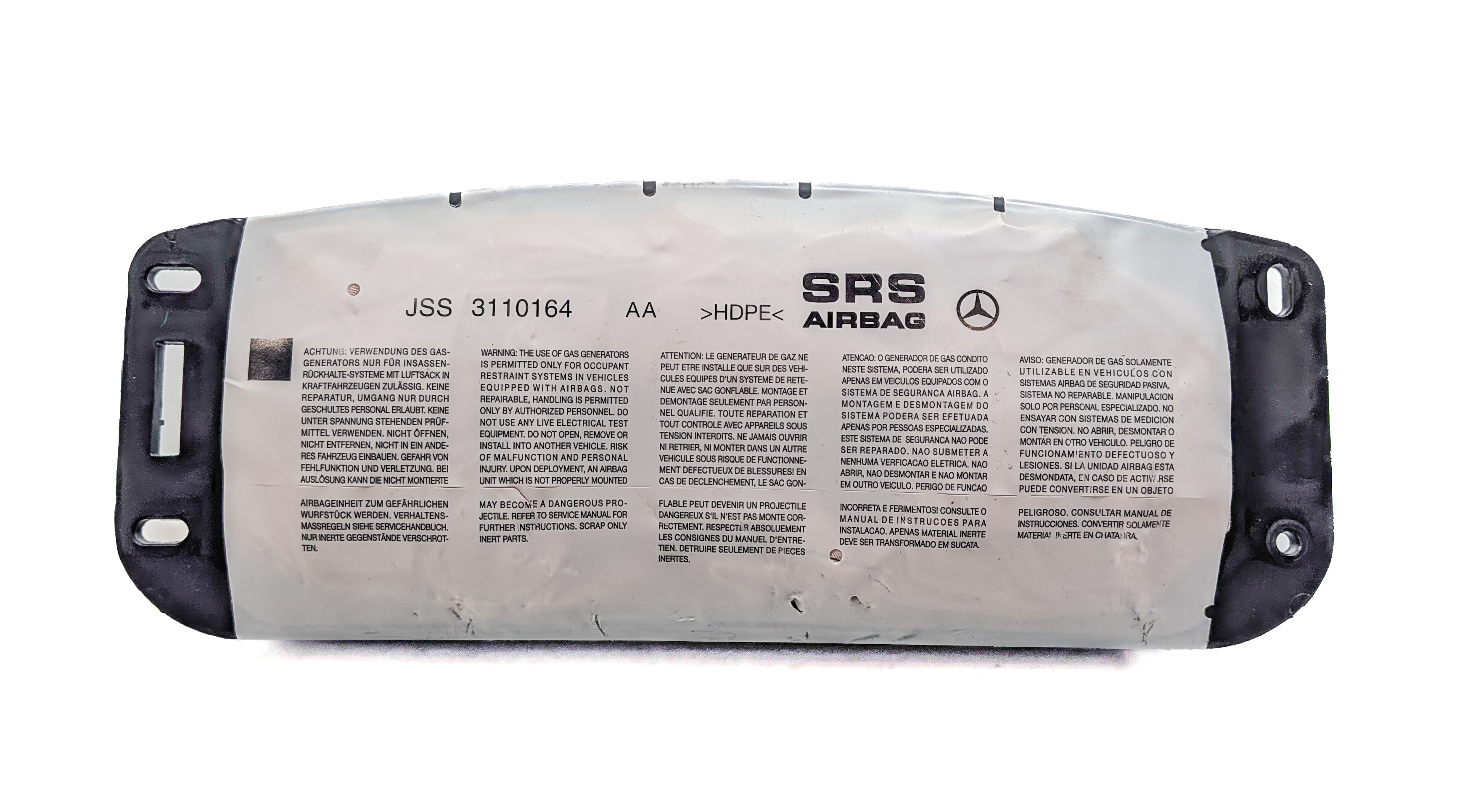 2012 MERCEDES C250 C300 C350 C63 W204 FRONT RIGHT PASSENGER DASH AIRBAG AIR BAG — exact item pictured