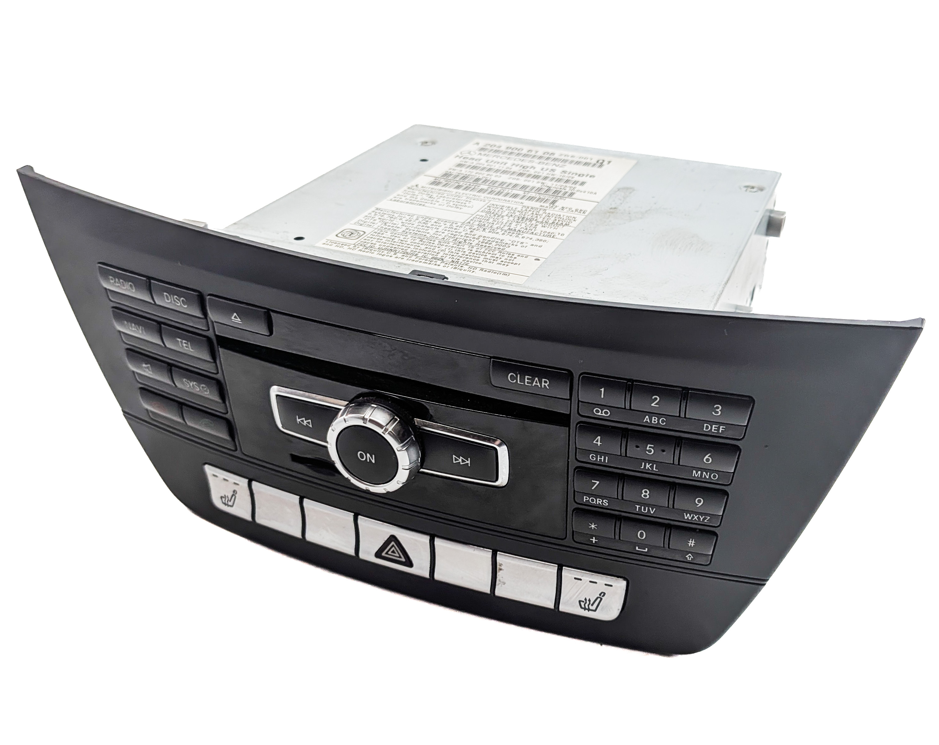 2012 MERCEDES C250 C300 C350 C63 (W204) COMMAND CD NAVIGATION STEREO RECEIVER — exact item pictured