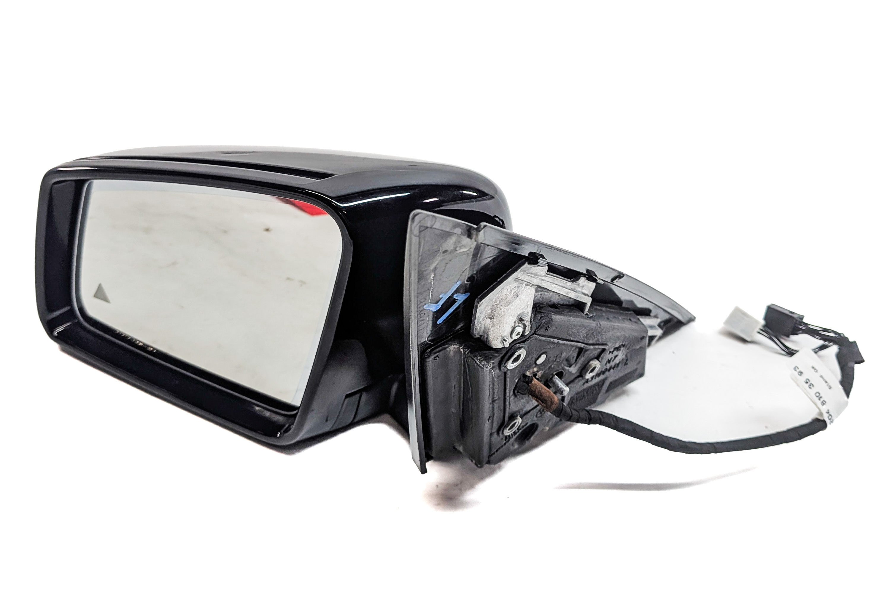 12-15 MERCEDES C250 C350 C63 C204 LEFT HEAT MEMORY AUTODIM DOOR MIRROR (Black) — exact item pictured