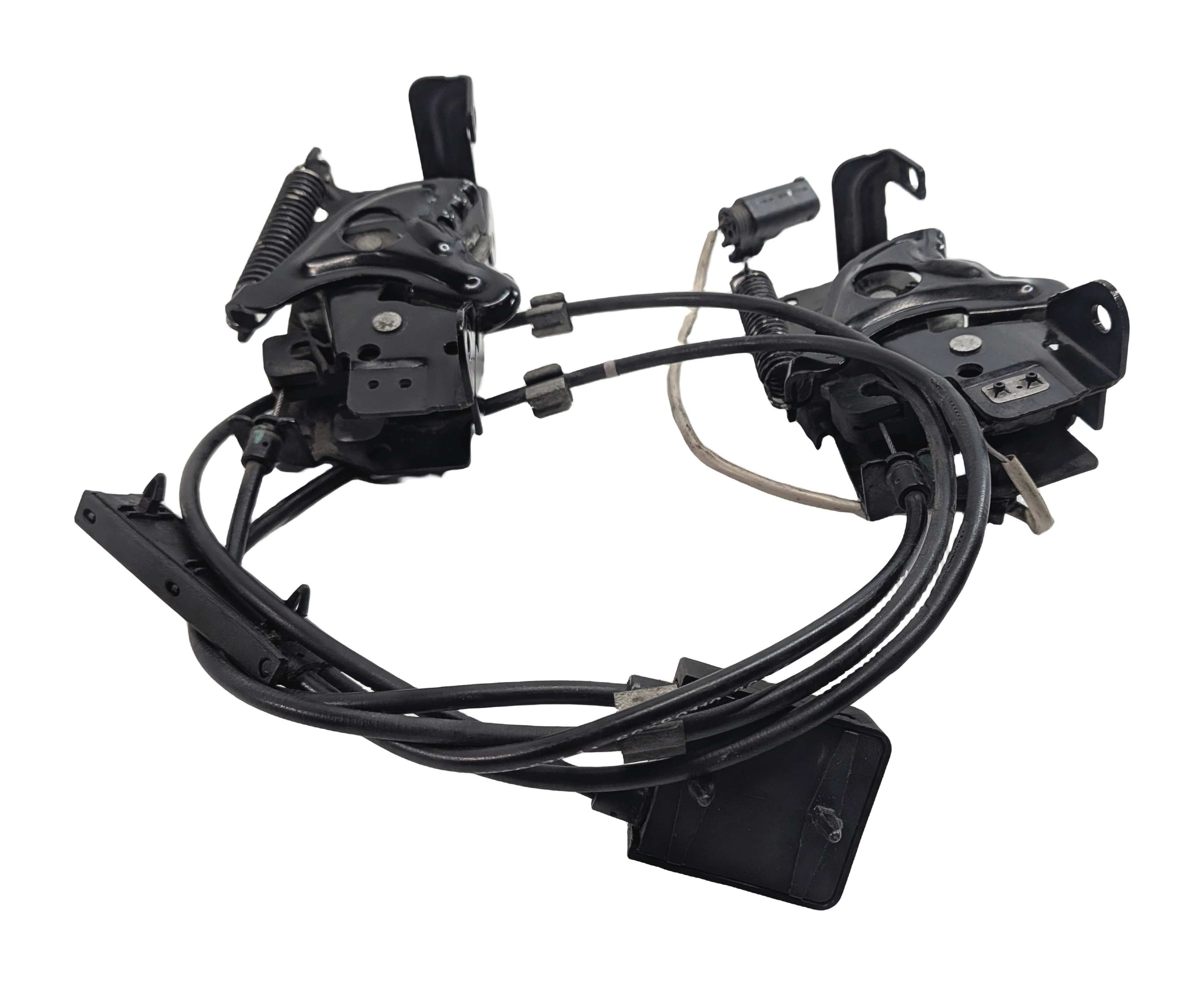 2016 BMW X1 (F48) FRONT HOOD BONNET LID SAFETY LATCH CABLE SET — exact item pictured