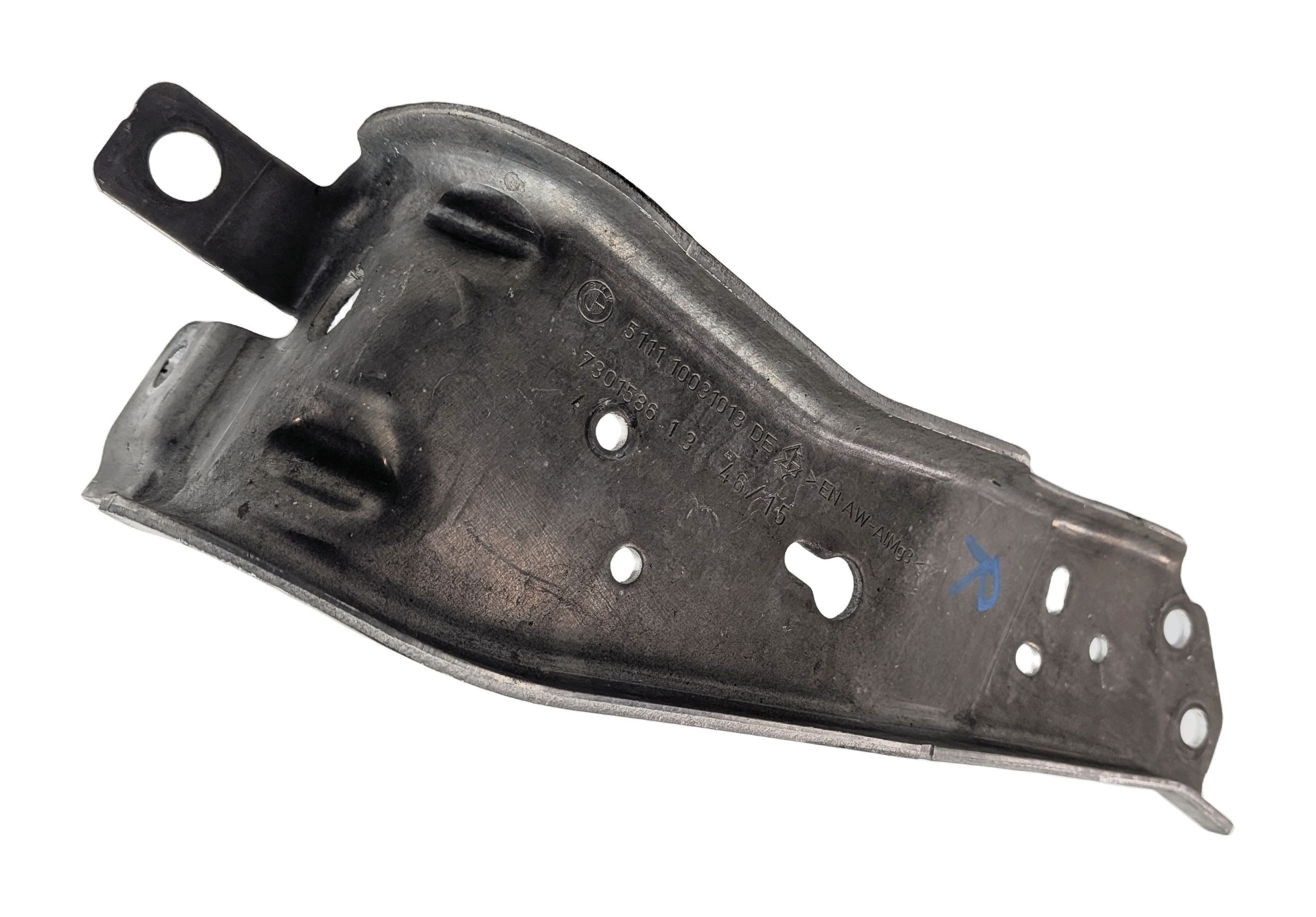 2016 BMW X1 (F48) 2.0L B46 FRONT RIGHT PASSENGER RADIATOR SUPPORT MOUNT BRACKET — exact item pictured