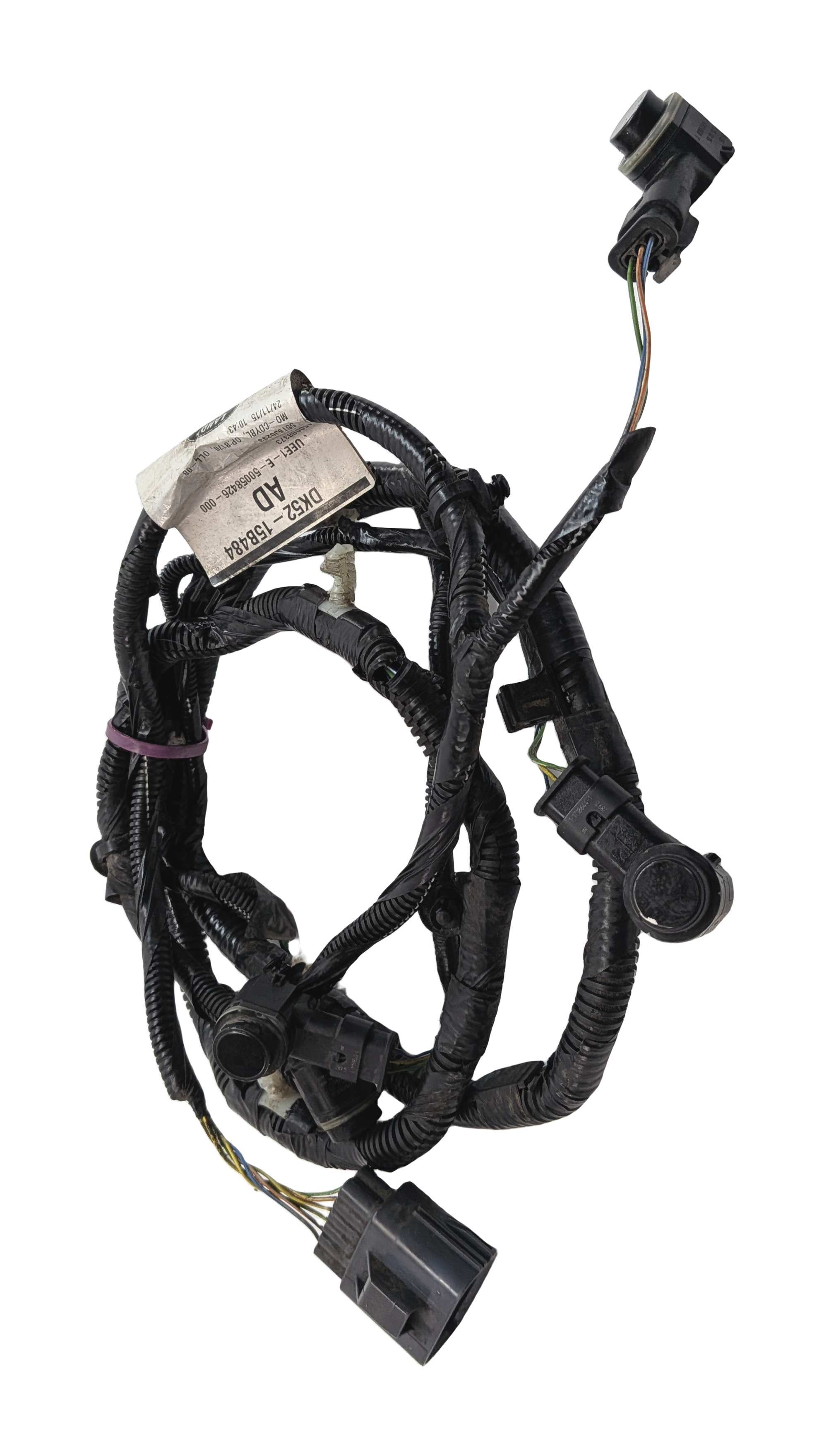 2016 RANGE ROVER (L405) REAR PARK ASSIST PDC DISTANCE CONTROL WIRE SENSOR SET/4 — exact item pictured