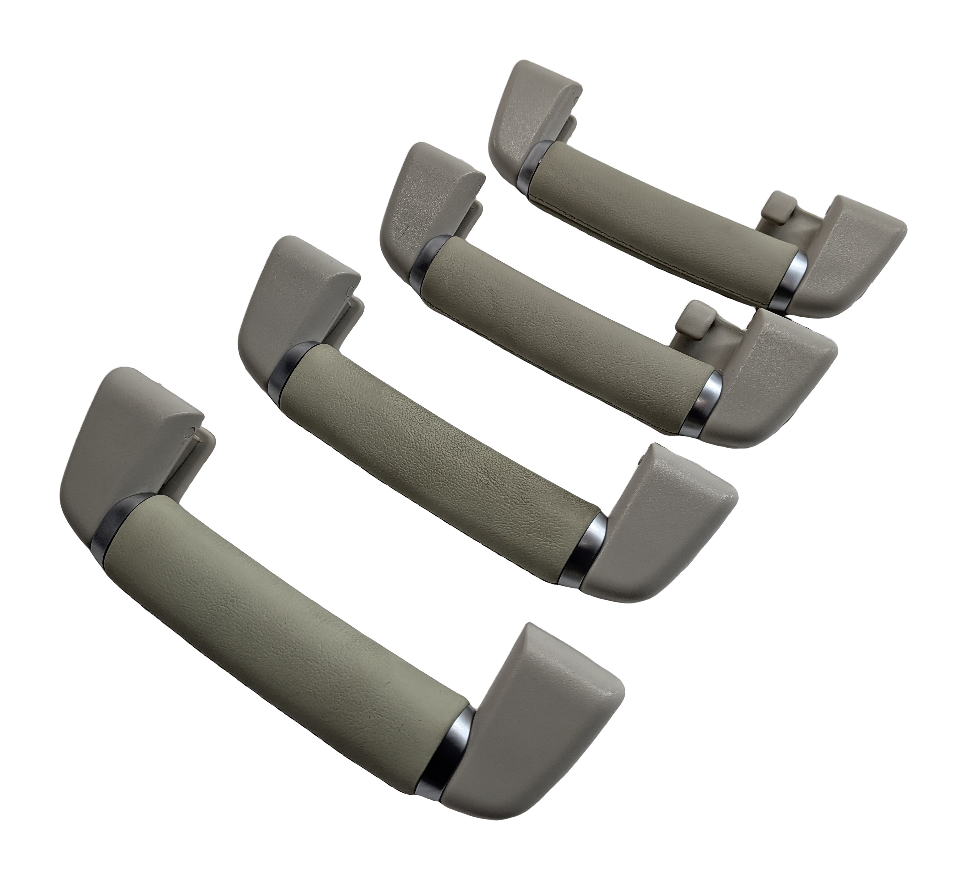 2016 RANGE ROVER L405 INTERIOR FRONT & REAR ROOF GRAB HANDLE BAR SET/4 (Almond) — exact item pictured