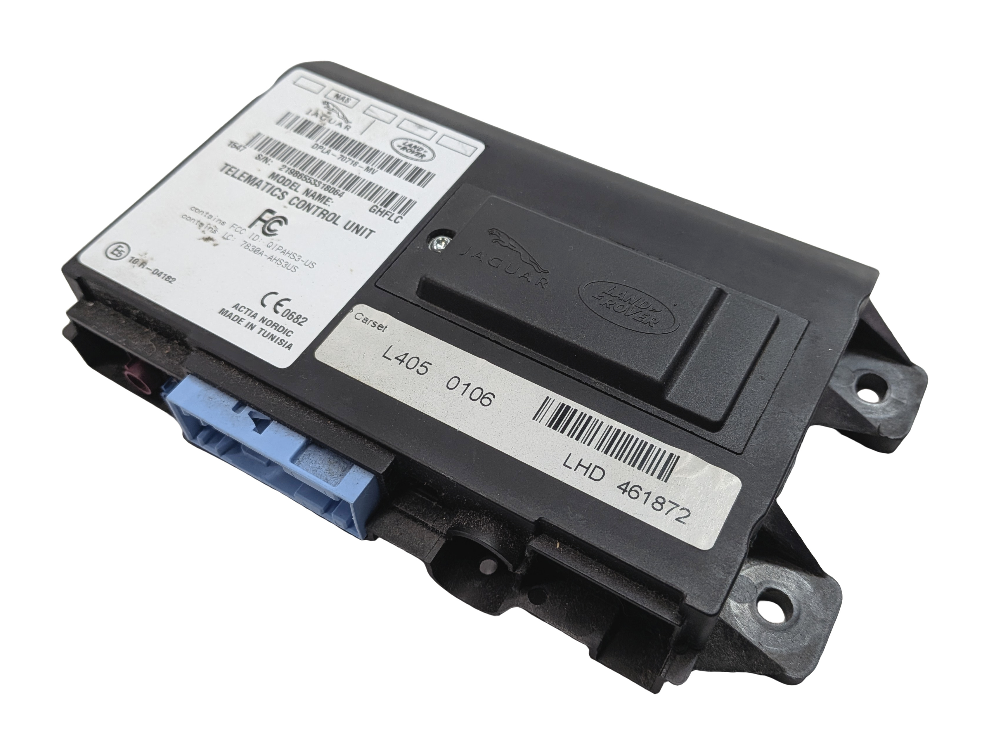 2016 RANGE ROVER (L405) TELEMATICS COMMUNICATION CONTROL MODULE — exact item pictured