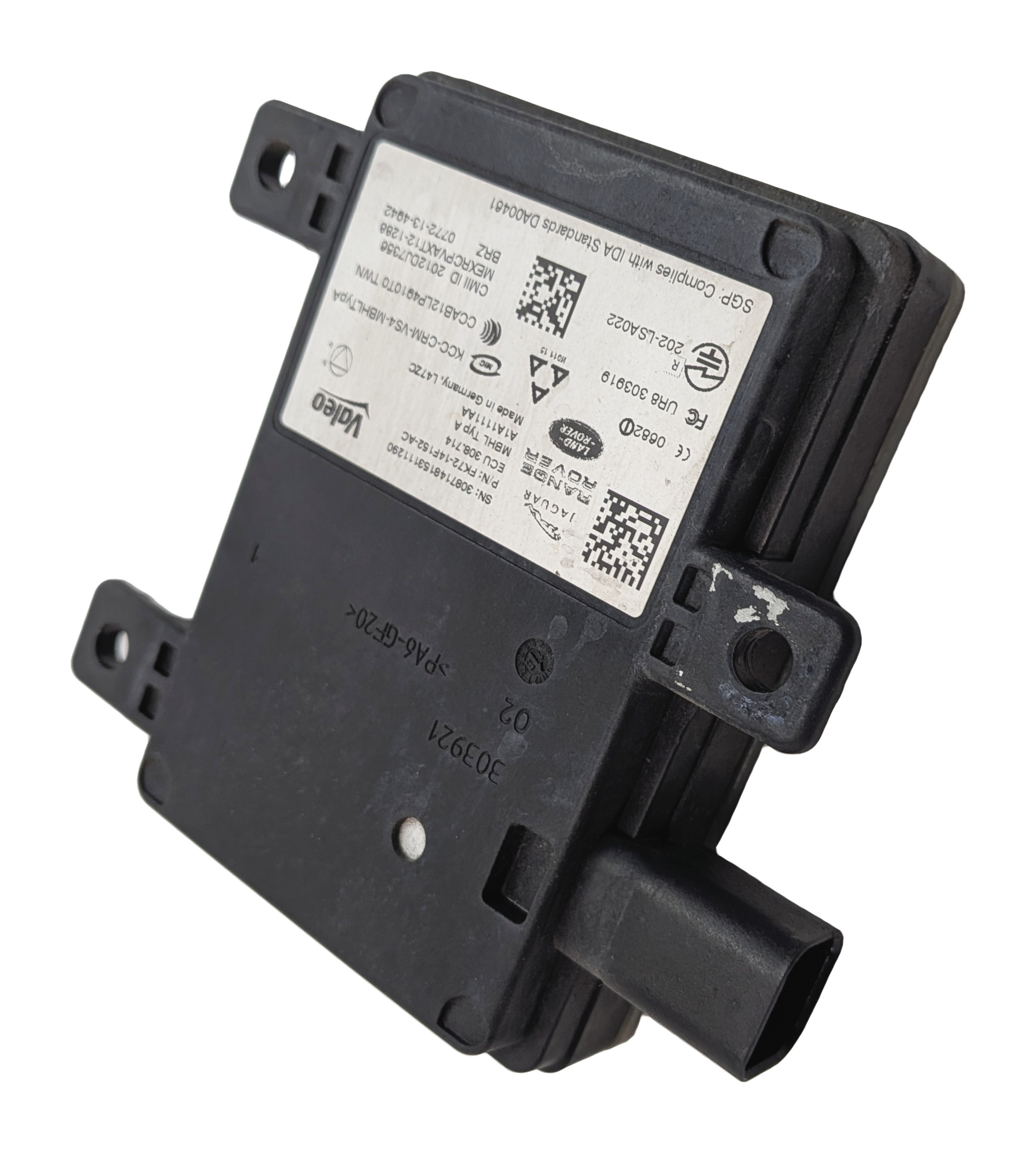 2016 RANGE ROVER (L405) REAR BLIND SPOT RADAR SENSOR CONTROL MODULE — exact item pictured