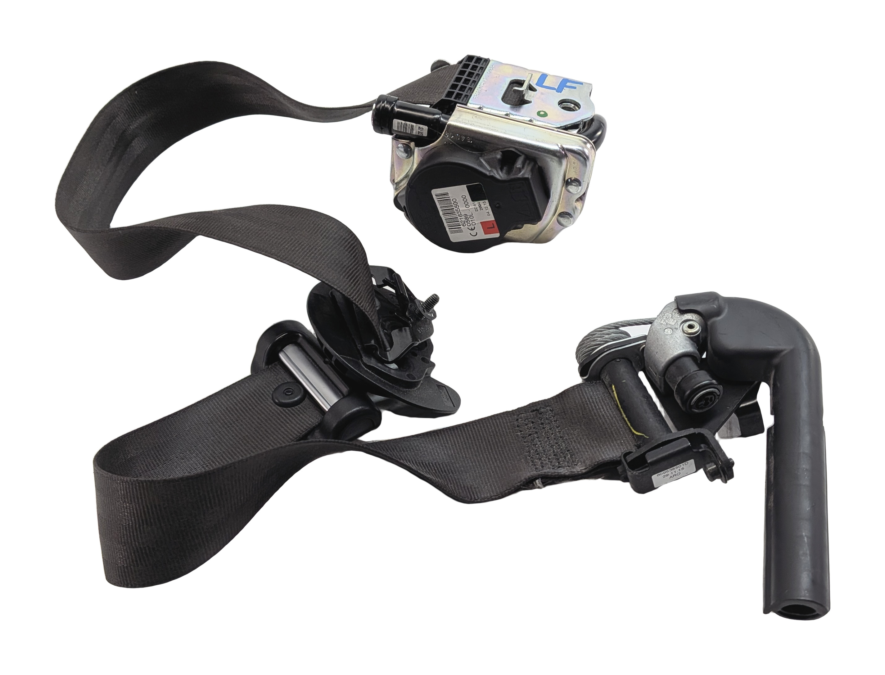 2013-2019 RANGE ROVER (L405) FRONT LEFT DRIVER SEATBELT RETRACTOR (Almond) — exact item pictured