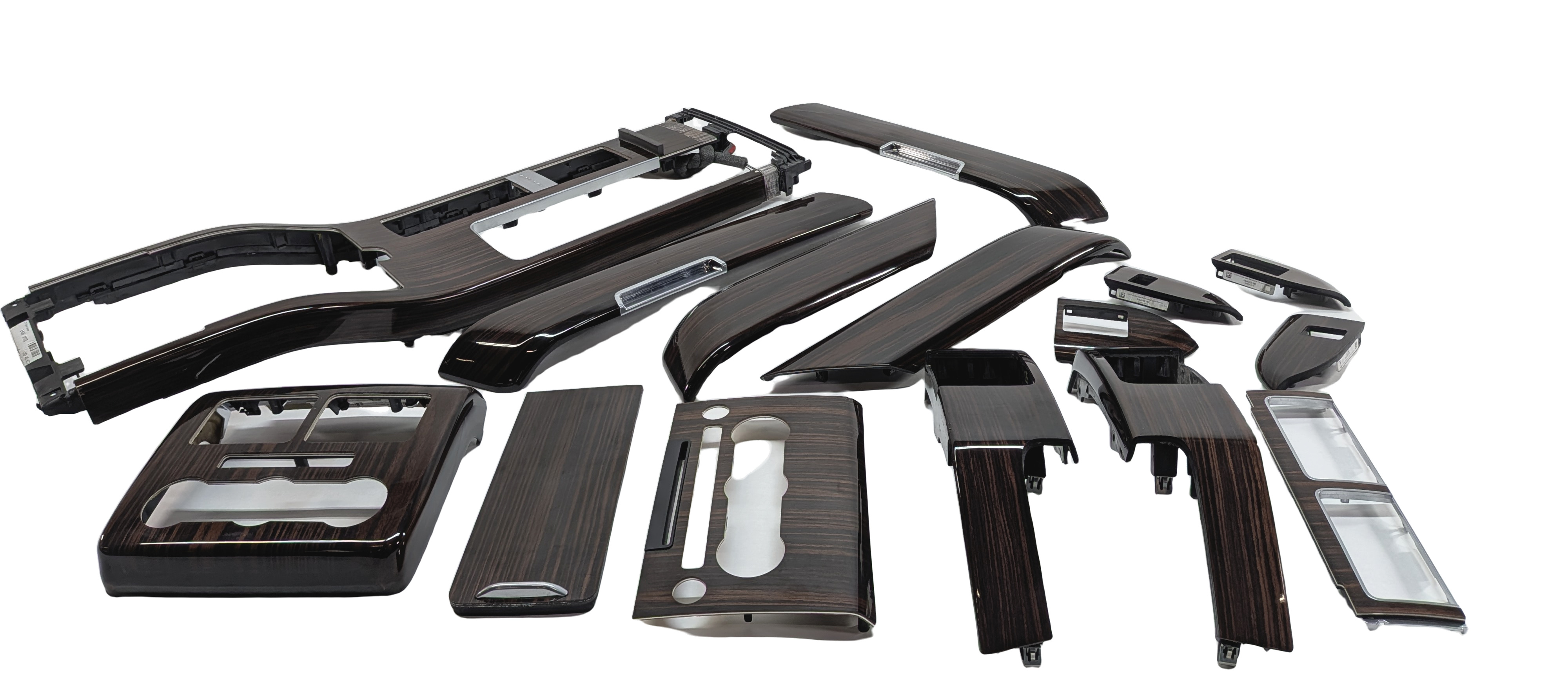2016 RANGE ROVER (L405) INTERIOR DASH CENTER CONSOLE DOOR TRIM SET/15 (Walnut) — exact item pictured