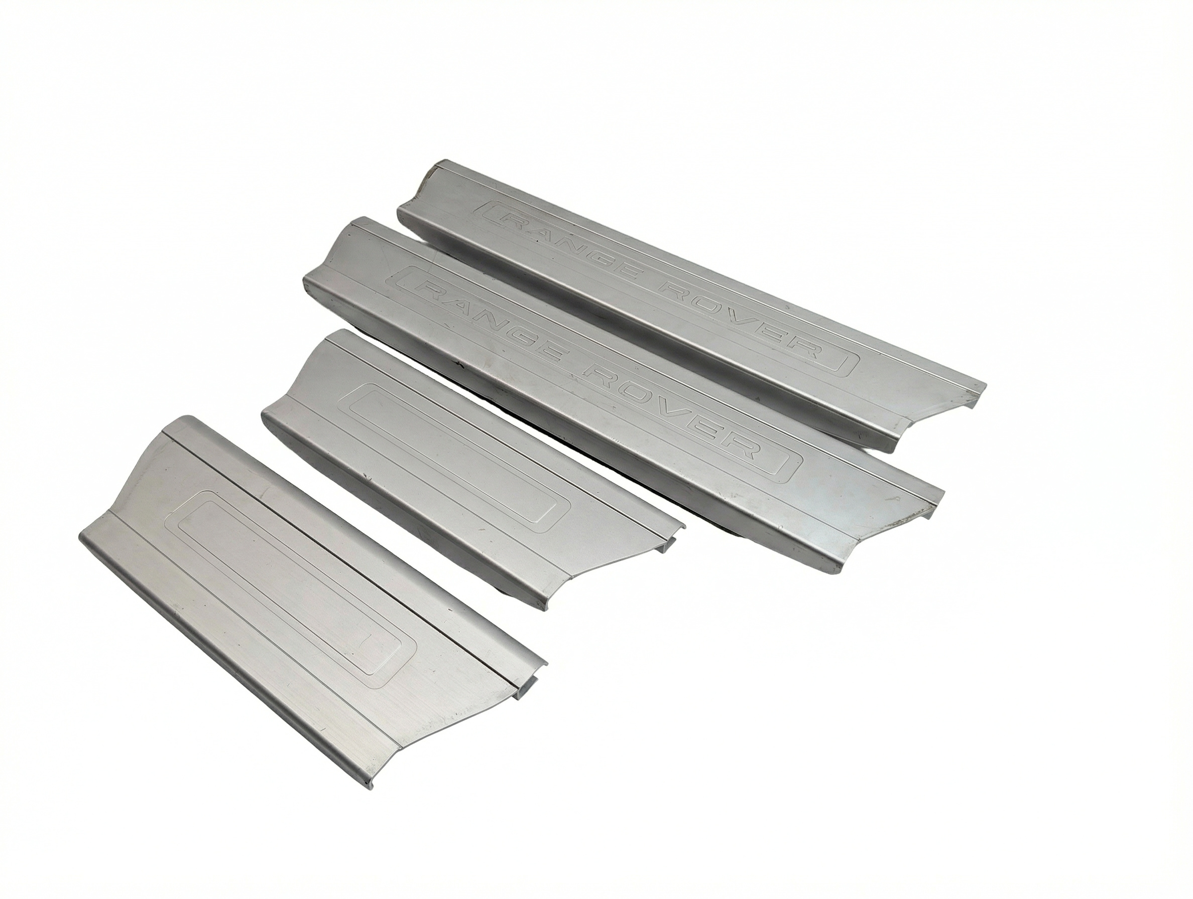2016 RANGE ROVER (L405) FRONT/REAR INTERIOR DOOR SILL SCUFF TRIM SET/ 4 — exact item pictured