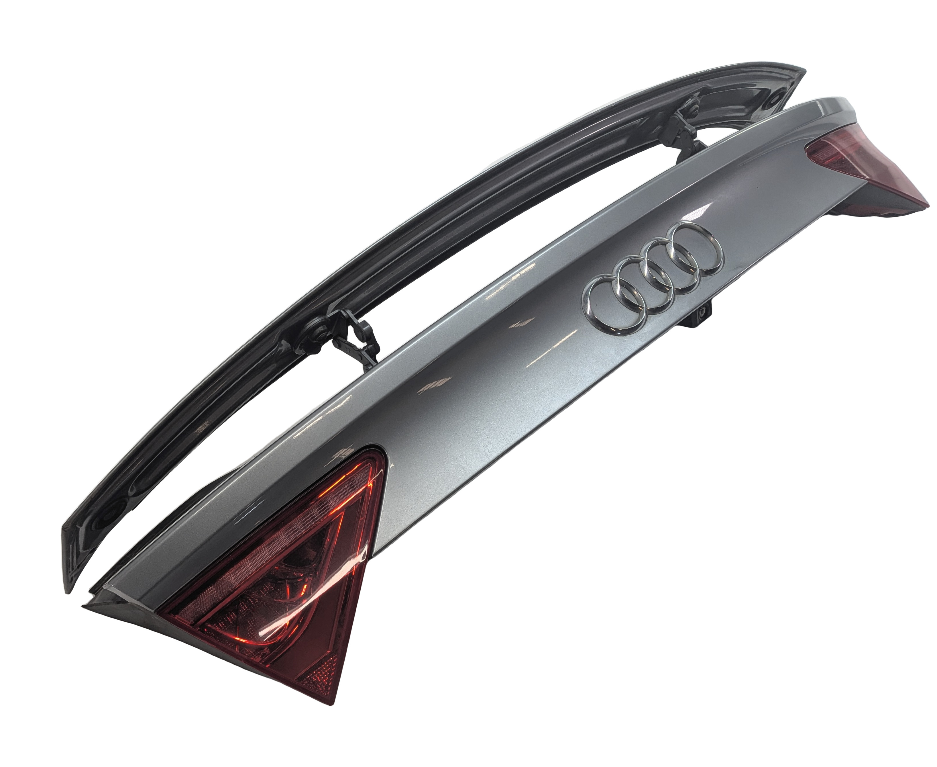 12-17 AUDI A7 S7 RS7 C7 4G8 ELECTRIC SPOILER WING w/ MOTORS & TAILLIGHTS (Gray) — exact item pictured