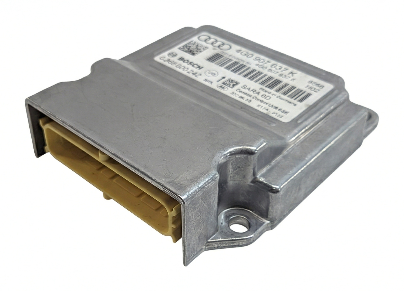 2014 AUDI A7 (C7 4G8) SAFETY RESTRAINT BAG CONTROL MODULE — exact item pictured