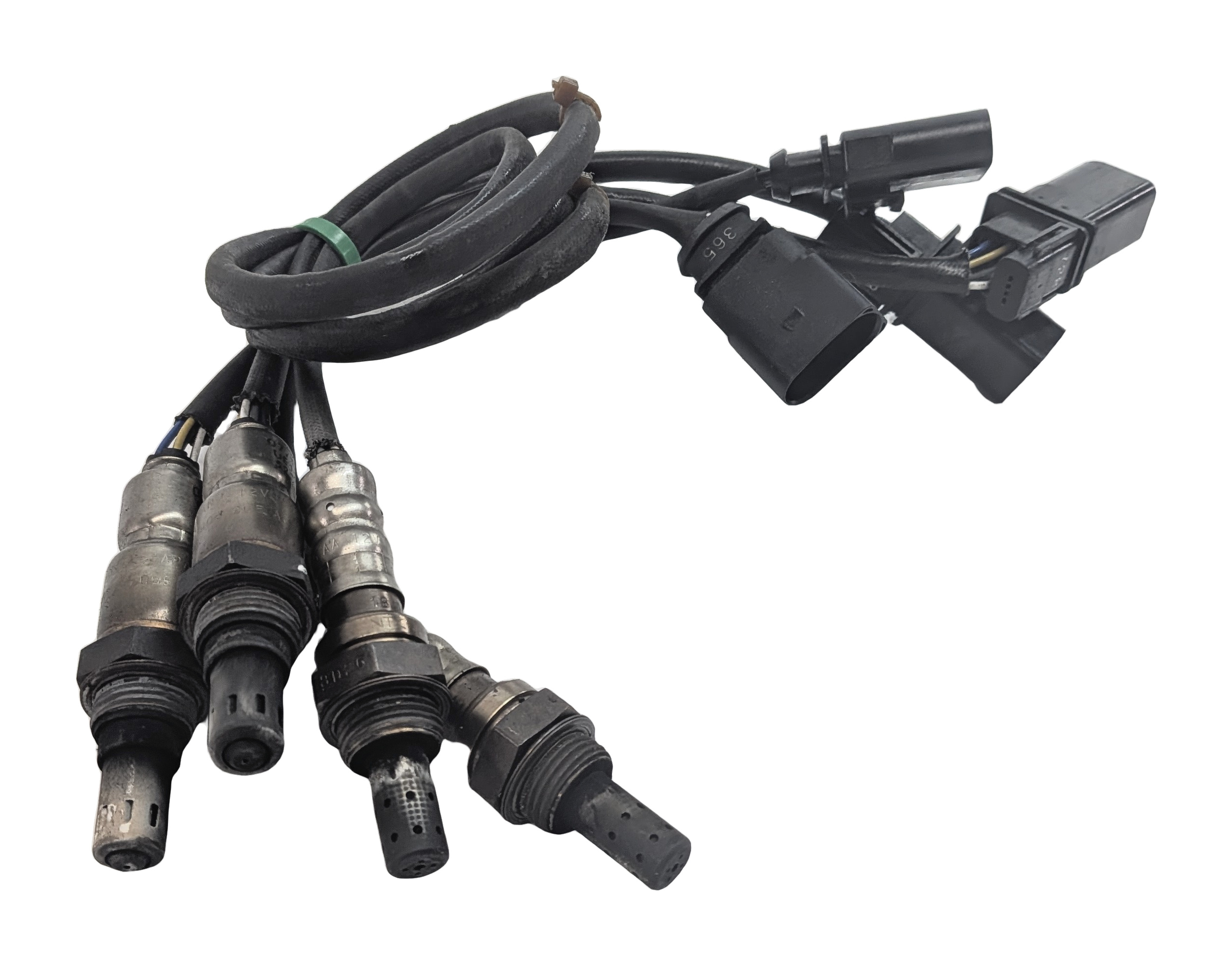 2014 AUDI A7 (C7 4G8) 3.0L SUPER (CTUA) ENGINE OXYGEN O2 WIRE SENSOR SET/4 — exact item pictured