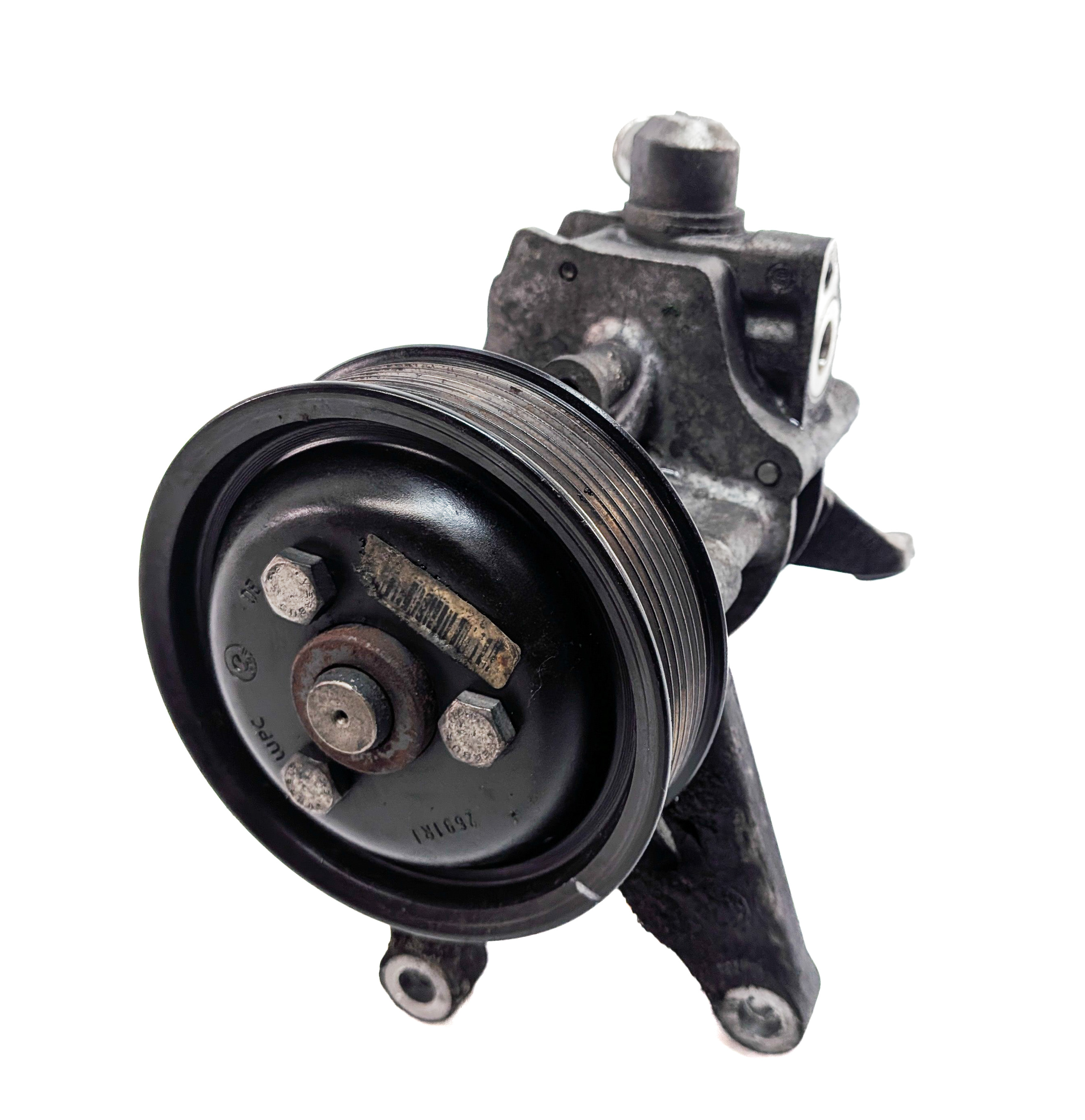 2008-2010 BMW X6 E71 3.0L xDRIVE TWIN TURBO POWER STEERING PUMP w/ PULLEY — exact item pictured