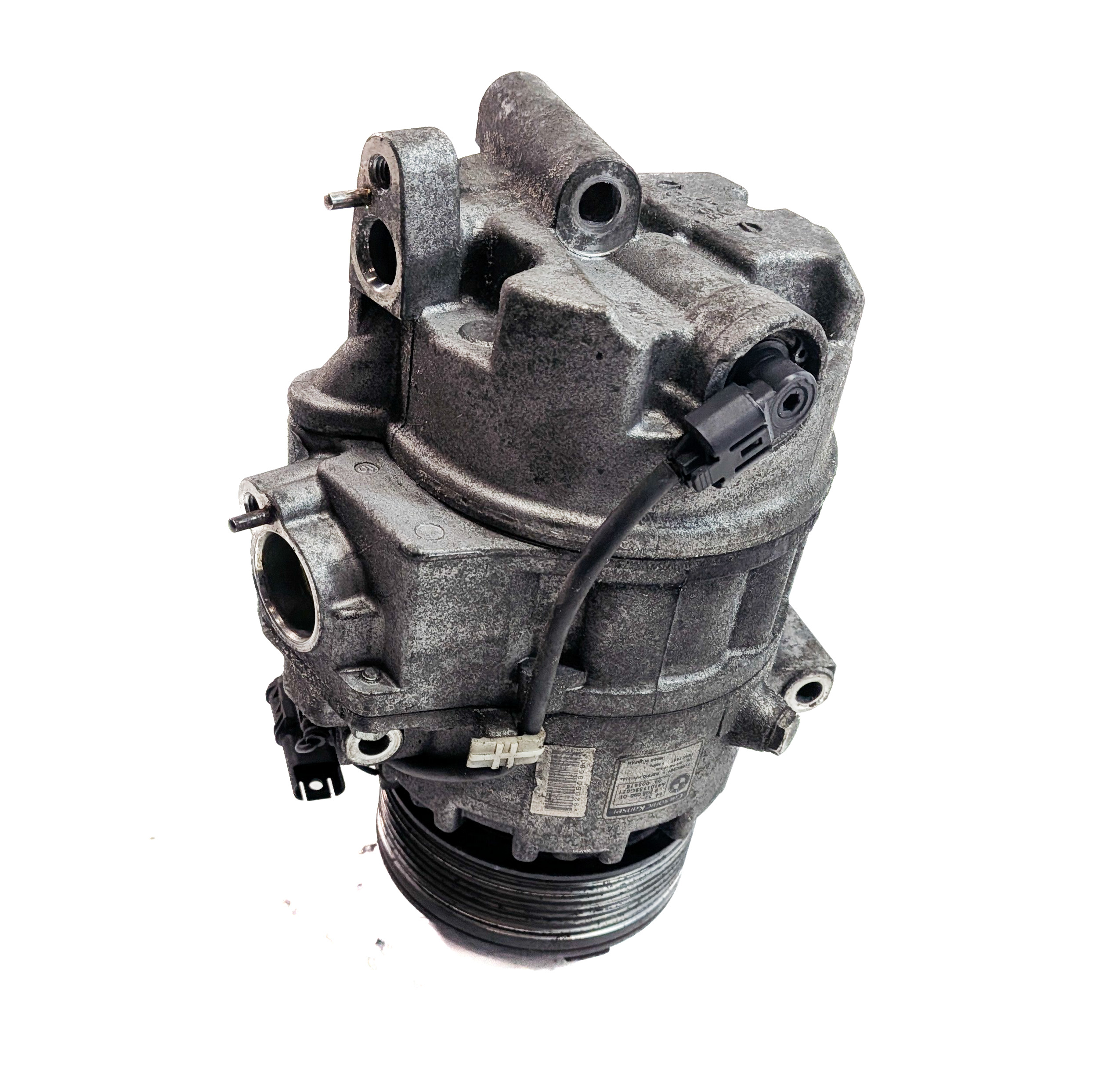 2008-2012 BMW X6 740i (E71 F01) 3.0L N54 TWIN TURBO A/C COMPRESSOR AIR PUMP — exact item pictured