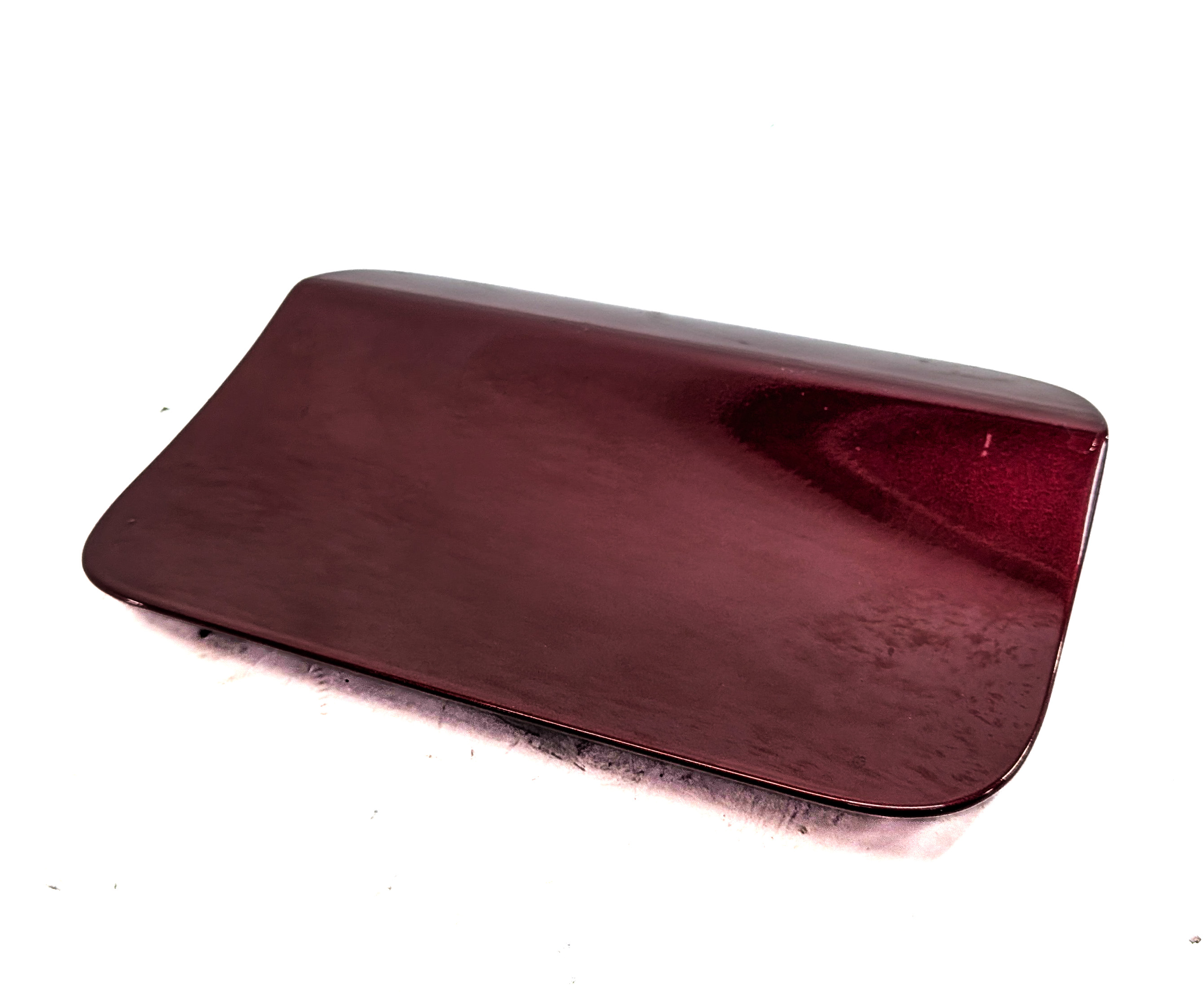 2008-2014 BMW X6 (E71) FUEL TANK DOOR LID COVER TRIM (Red) — exact item pictured