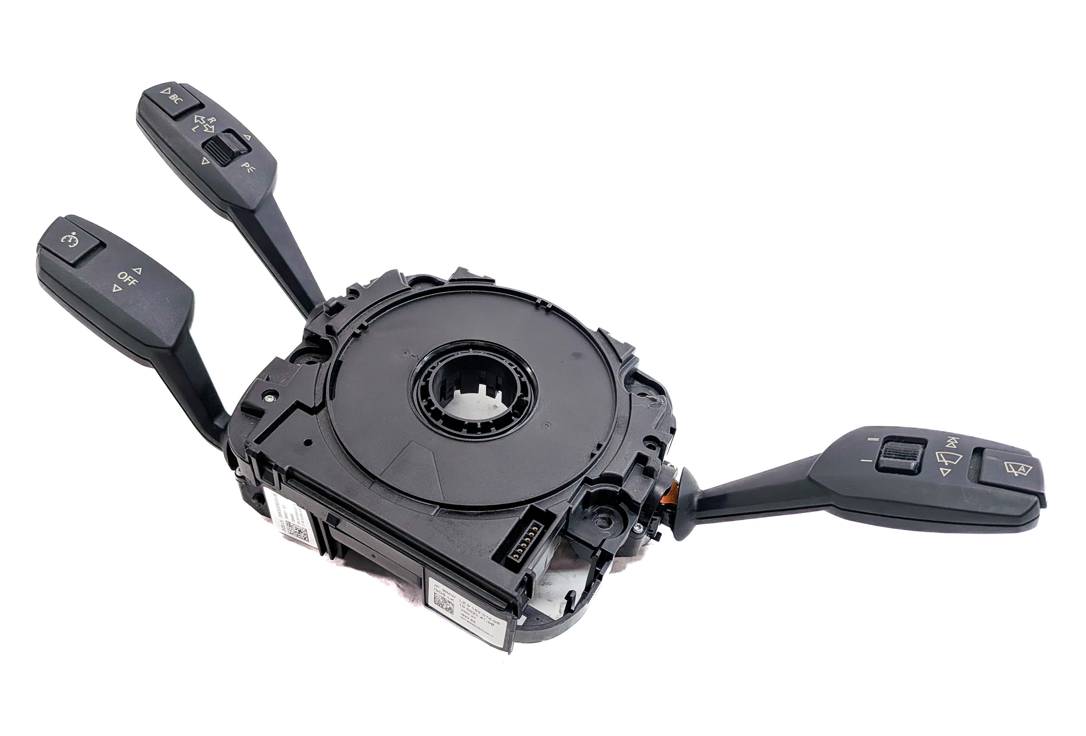 08-14 BMW X6 (E71 E72) STEERING COLUMN BLINKER WIPER CRUISE COMBINATION SWITCH — exact item pictured