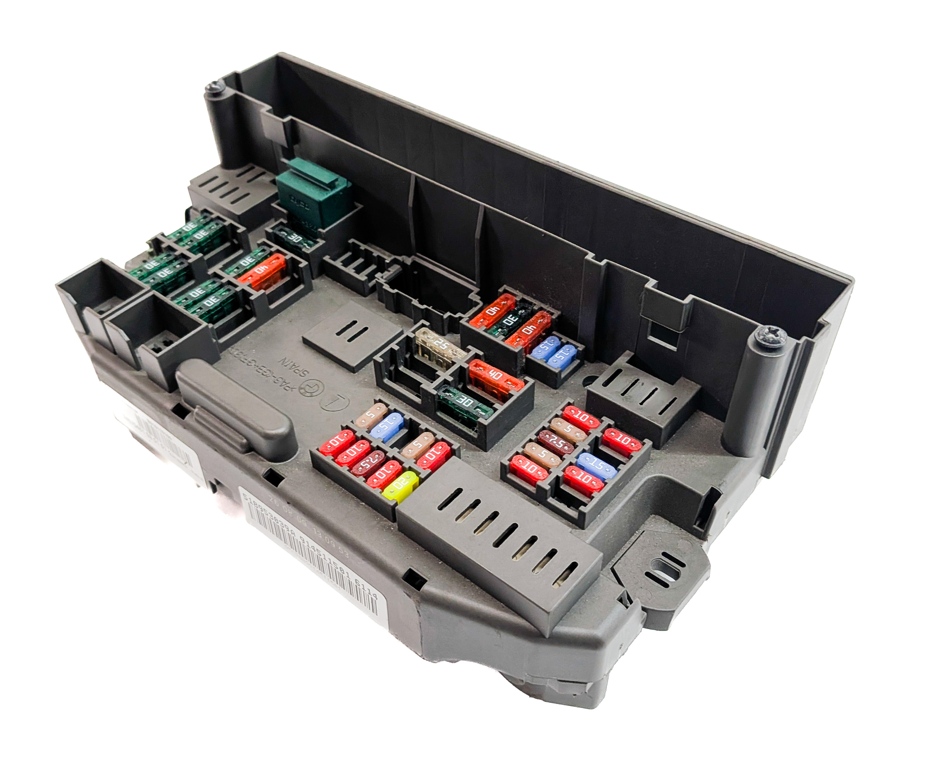2010 BMW X6 (E71) 3.0L (N54) CABIN FUSE RELAY JUNCTION BOX PANEL — exact item pictured