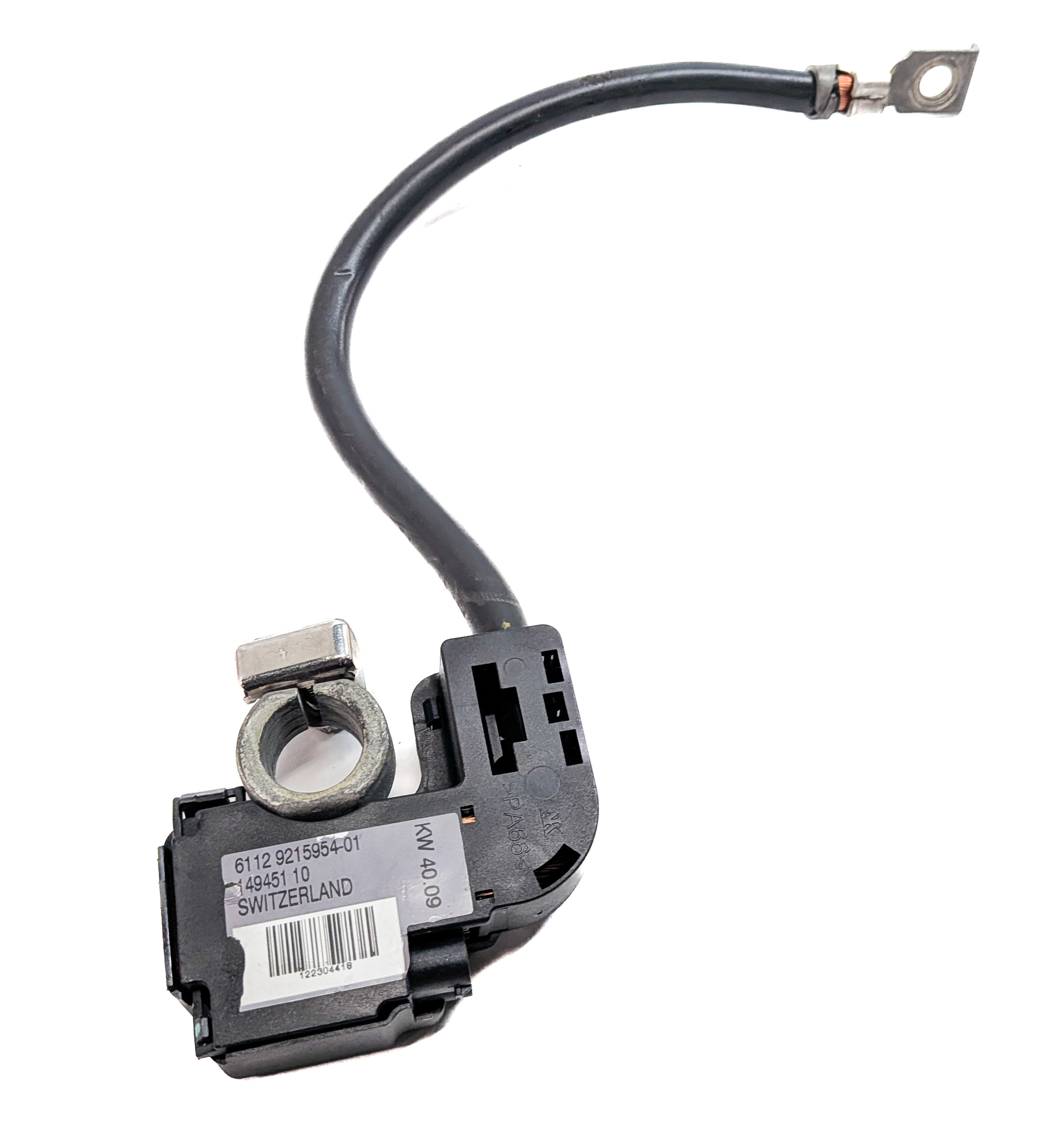 2010 BMW X6 (E71) 3.0L (N54) ENGINE NEGATIVE BATTERY TERMINAL WIRE CABLE — exact item pictured