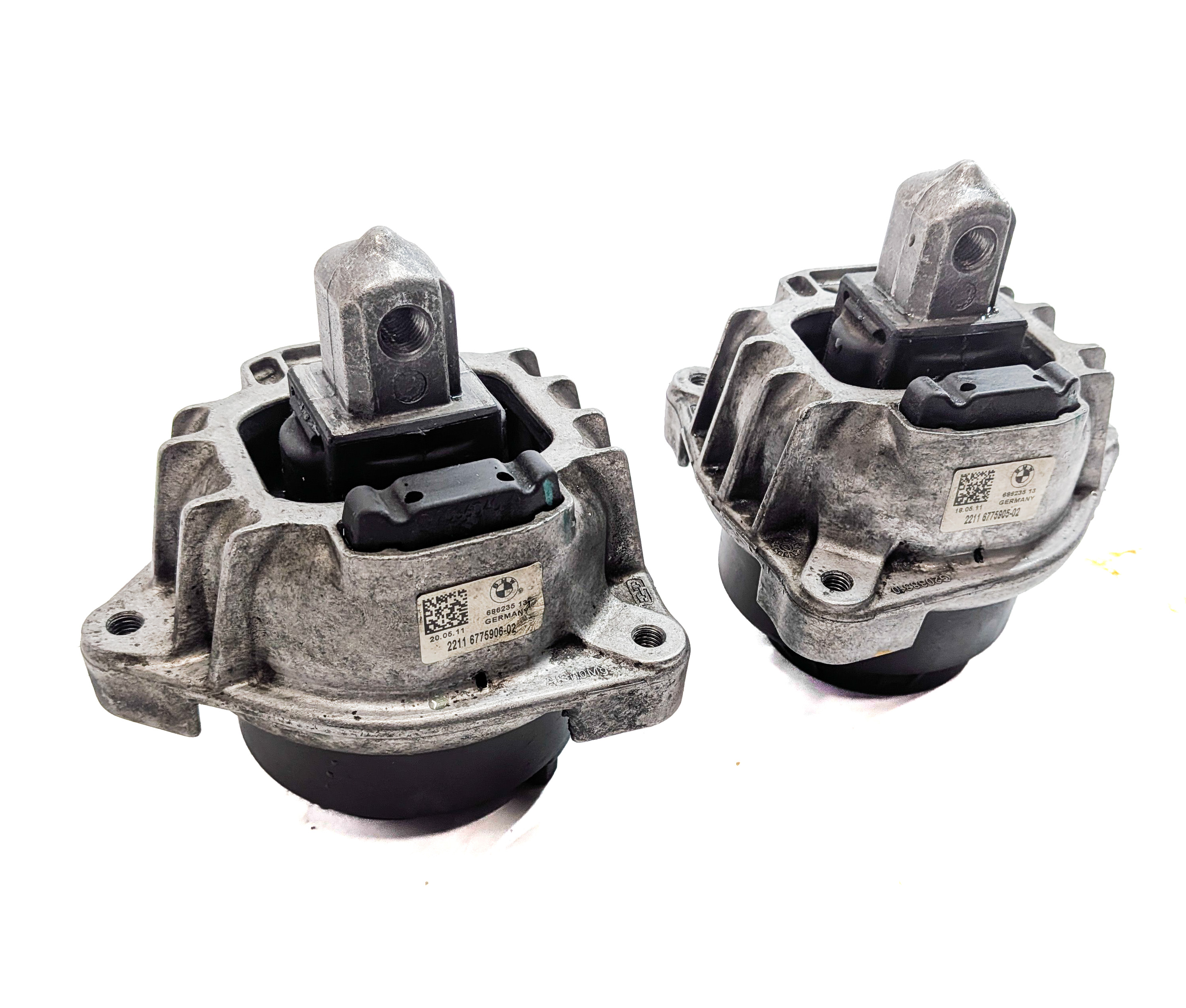 2012 BMW 750LI (F01) 4.4L (N63) ENGINE MOTOR SUPPORT MOUNT SET/2 — exact item pictured