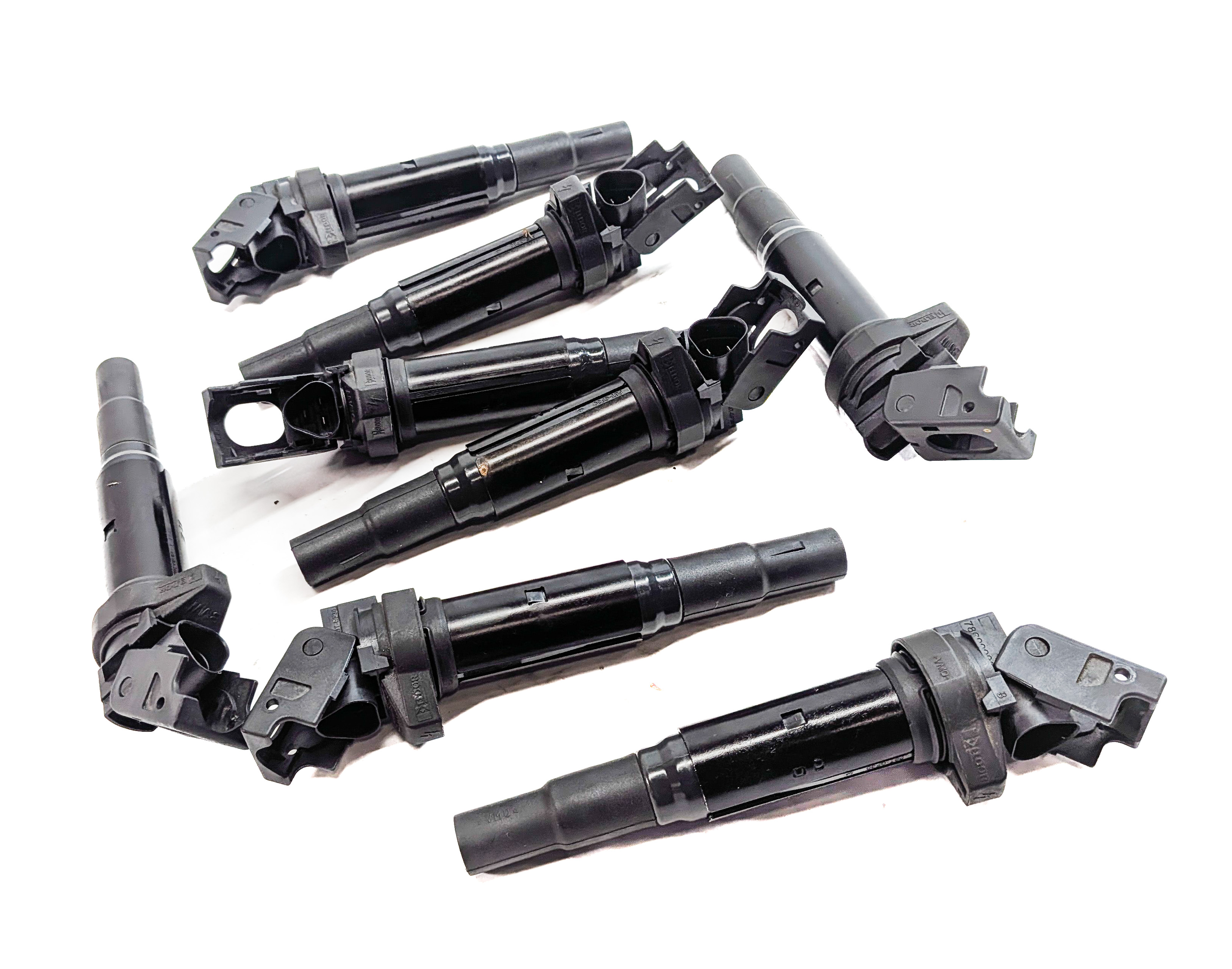 2001-2016 BMW E71 E90 E60 E66 E38 E65 E70 E46 F02 F01 F10 IGNITION COIL SET 8 — exact item pictured