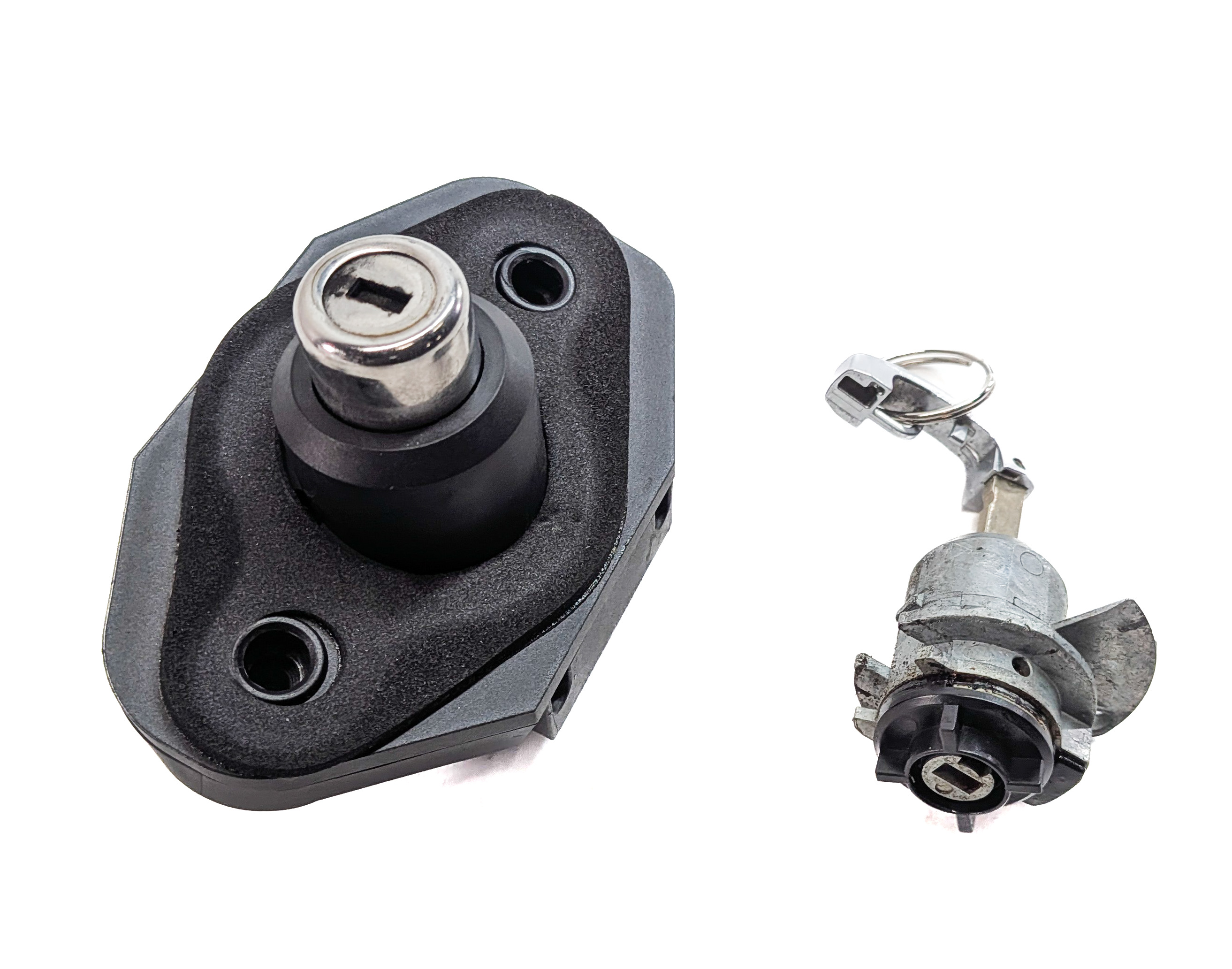 2012 BMW 750LI (F01) REAR TRUNK FRONT DRIVER DOOR HANDLE LOCK CYLINDER KEY SET/3 — exact item pictured