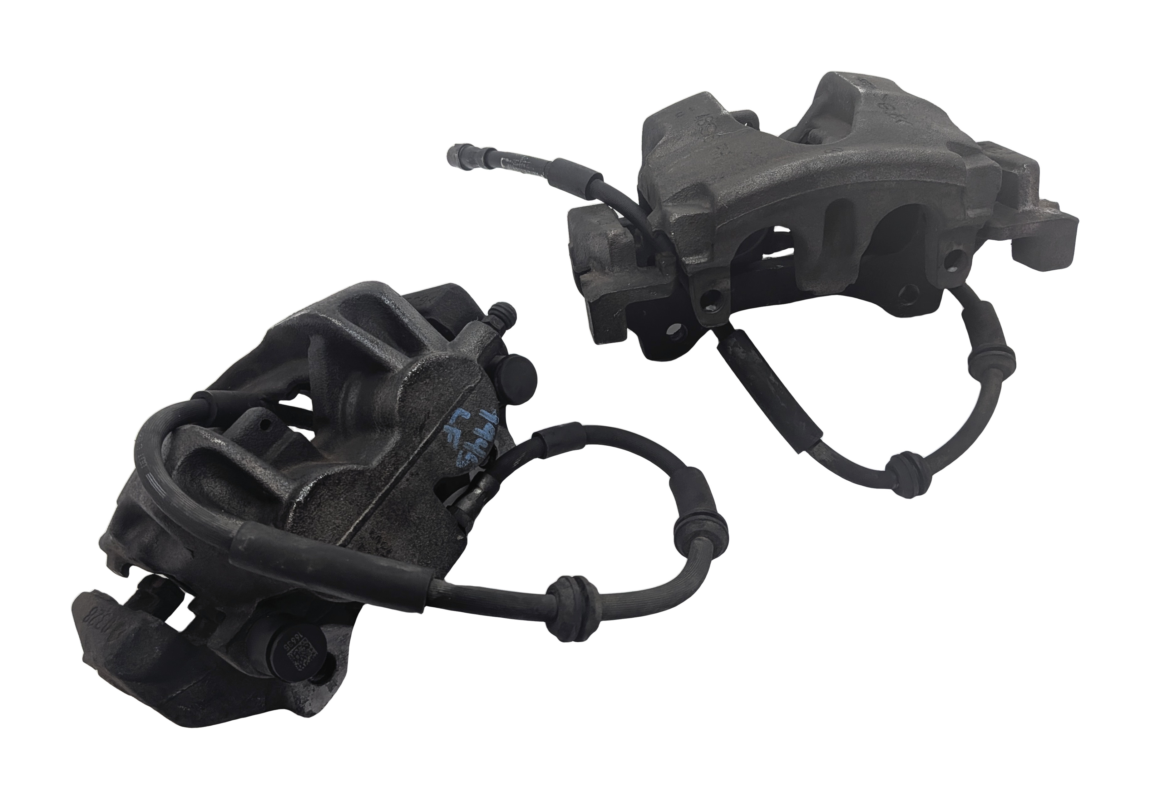 12-19 MERCEDES GL GLS ML (W166 X166) FRONT LEFT & RIGHT BRAKE CALIPER SET-2 — exact item pictured