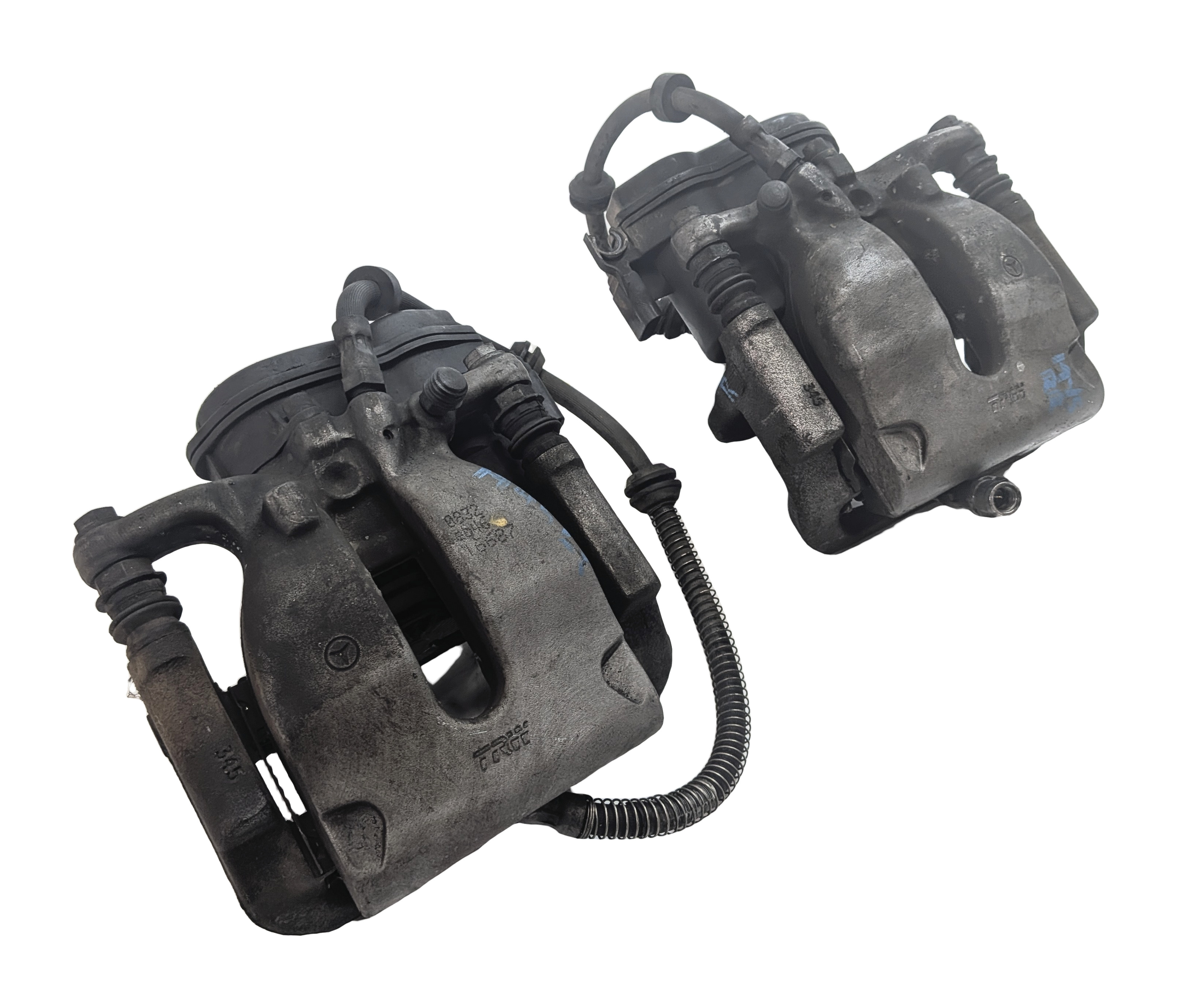 13-19 MERCEDES GL GLS CLASS 166 REAR LEFT & RIGHT ABS DISC BRAKE CALIPER SET/2 — exact item pictured