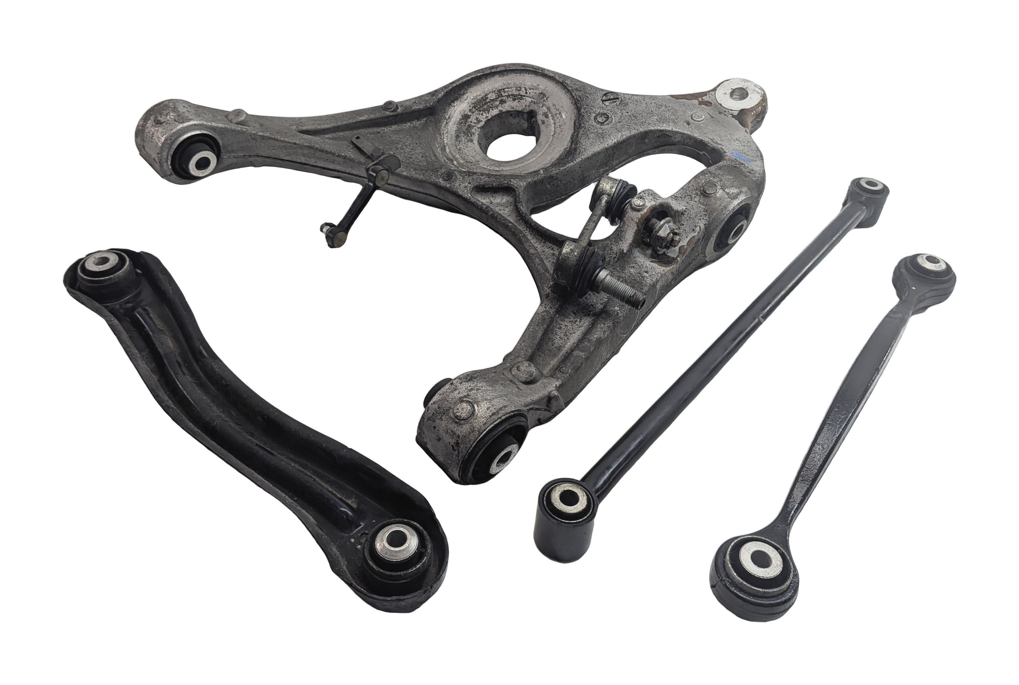 12-19 MERCEDES GL350 GL450 GL550 ML350 (W166 X166) RIGHT REAR CONTROL ARM SET — exact item pictured