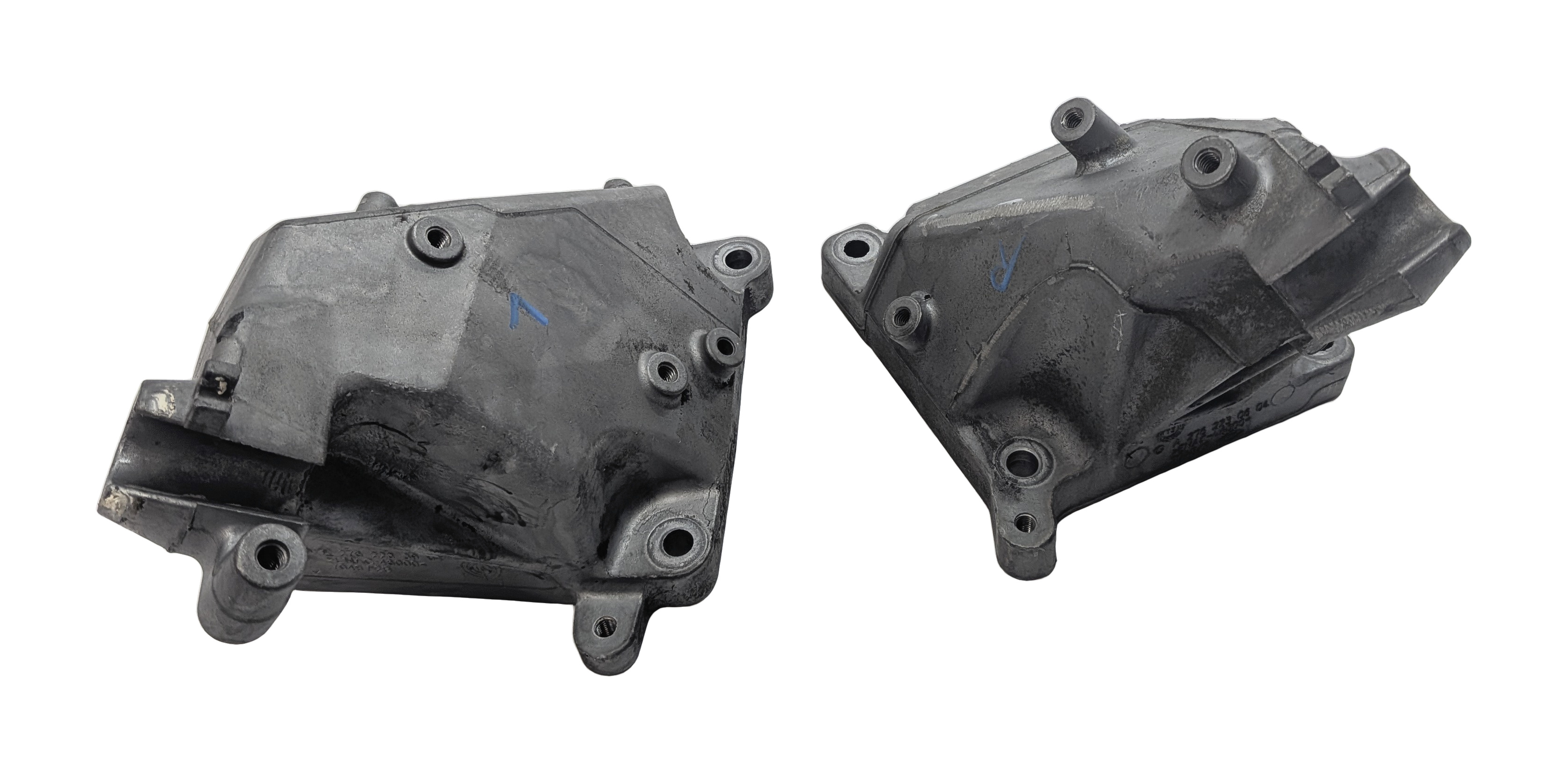 2016 MERCEDES GL450 (X166) 3.0L 276.821 ENGINE MOTOR SUPPORT MOUNT BRACKET SET/2 — exact item pictured