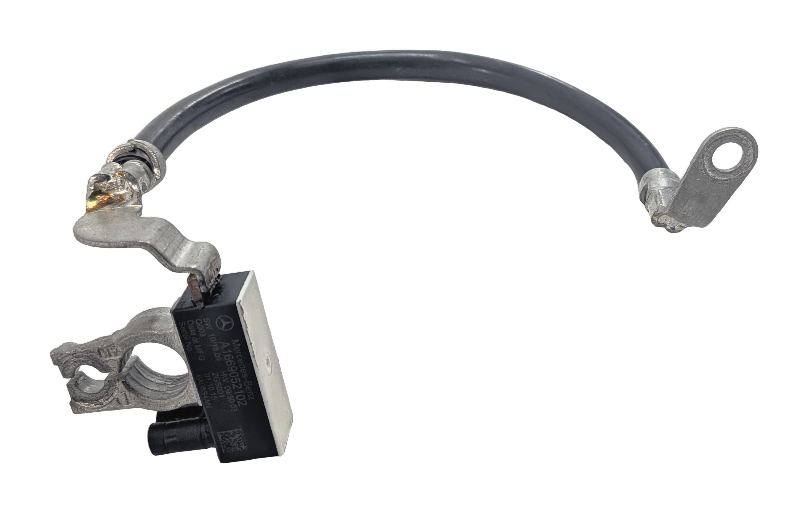 16 MERCEDES GL450 X166 3.0L 276.821 ENGINE NEGATIVE BATTERY TERMINAL WIRE CABLE — exact item pictured