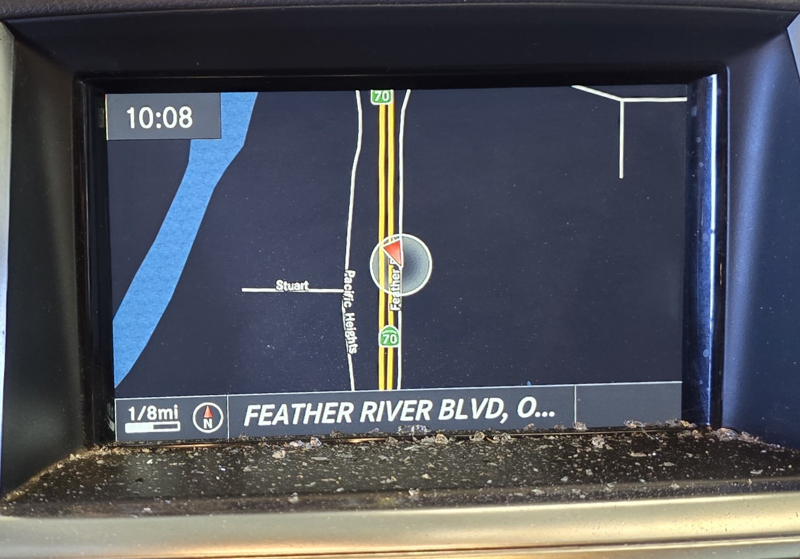 15-16 MERCEDES GL350 GL450 GL550 GL63 X166 FRONT DASH INFORMATION MEDIA SCREEN — exact item pictured